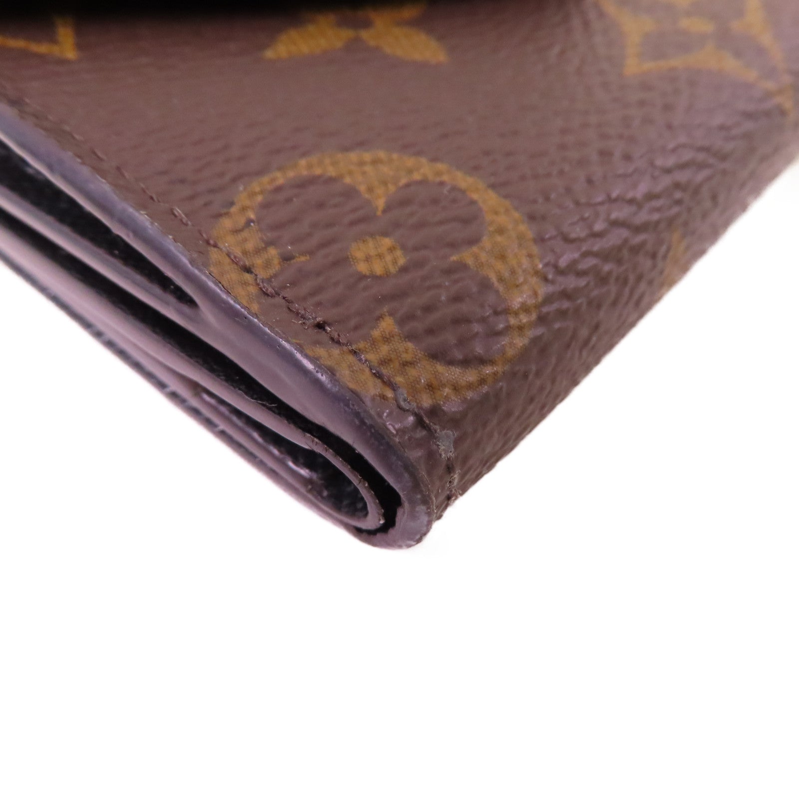 LOUIS VUITTON Monogram Zoe Mini Wallet金扣迷你錢包啡色