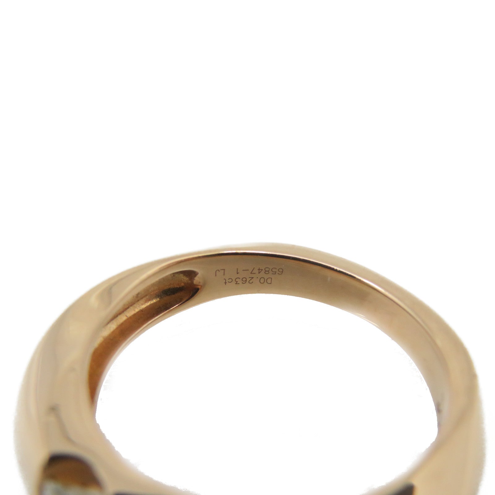 JEWELRY 【激減優惠】18K玫瑰金/0.263ct鑽石Diamond Ring戒指US#6