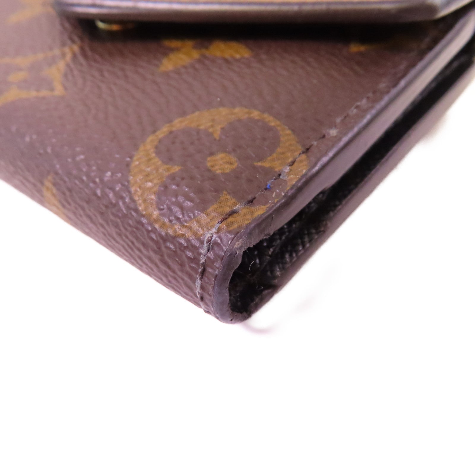 LOUIS VUITTON Monogram Zoe Mini Wallet金扣迷你錢包啡色