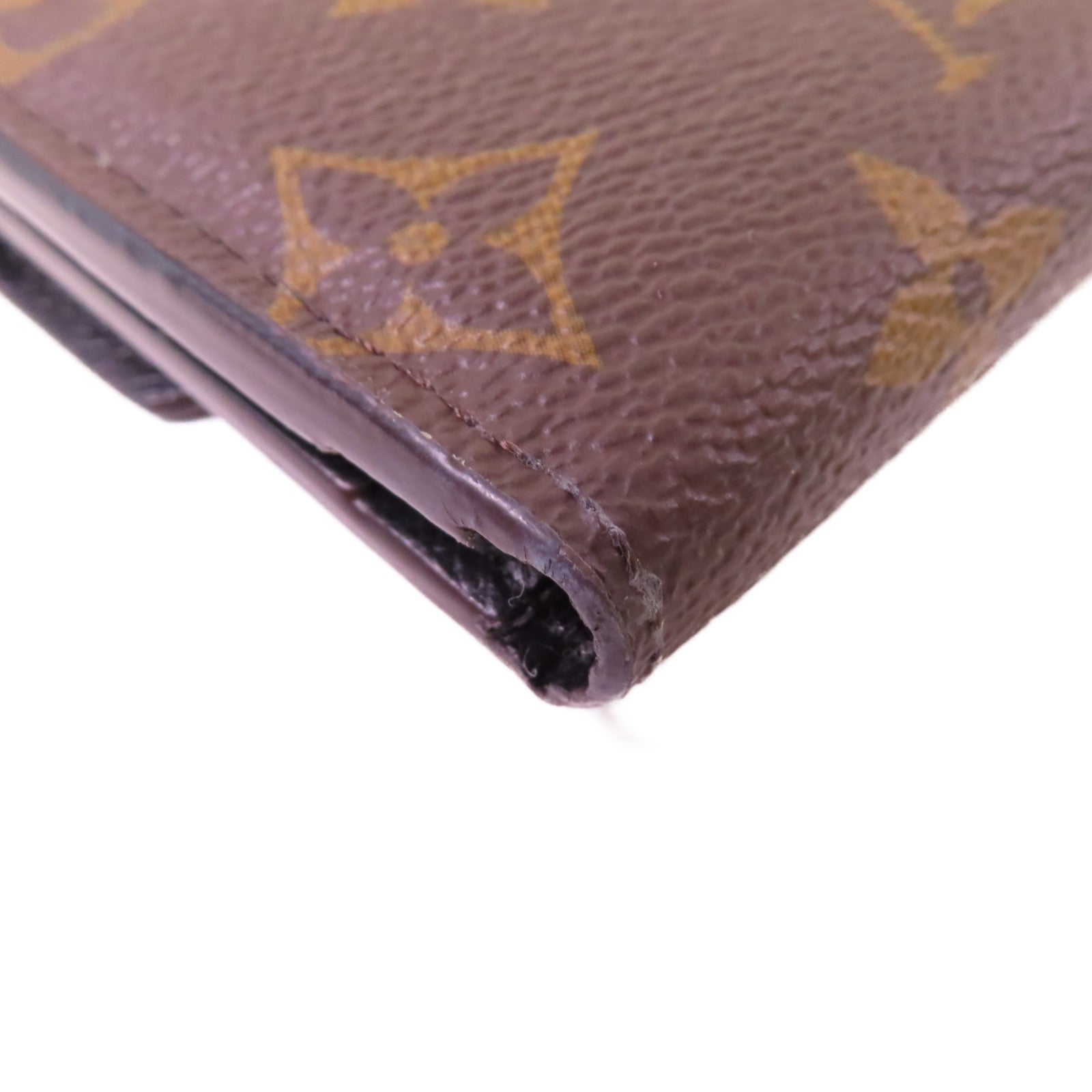 LOUIS VUITTON Monogram Zoe Mini Wallet金扣迷你錢包啡色