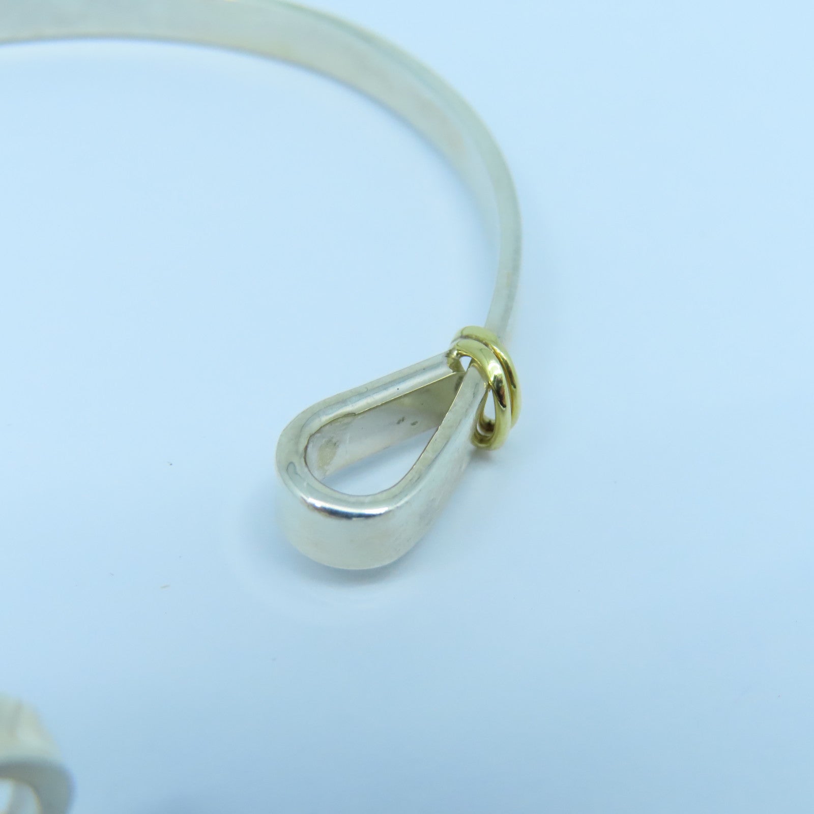 TIFFANY＆CO 925純銀/18K黃金Bracelet手鐲銀色/金色