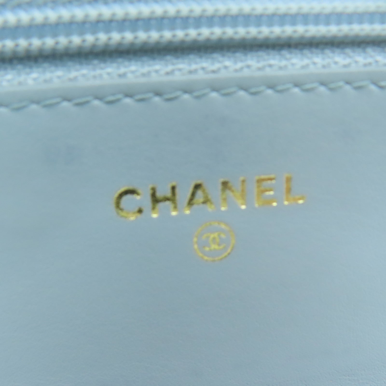 CHANEL 【激減優惠】蛇皮皮革Chain Shoulder金扣鏈帶肩背袋灰色