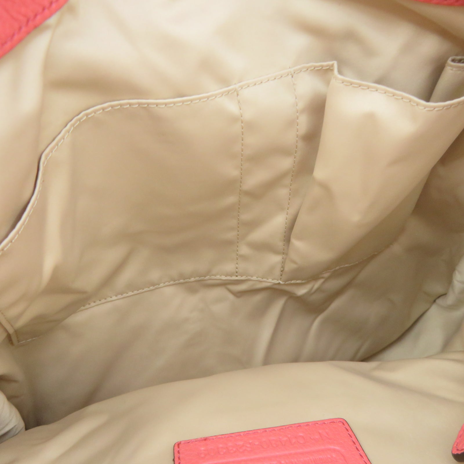 COACH 【激減優惠】牛皮皮革Shoulder Bag銀扣肩背袋粉紅色