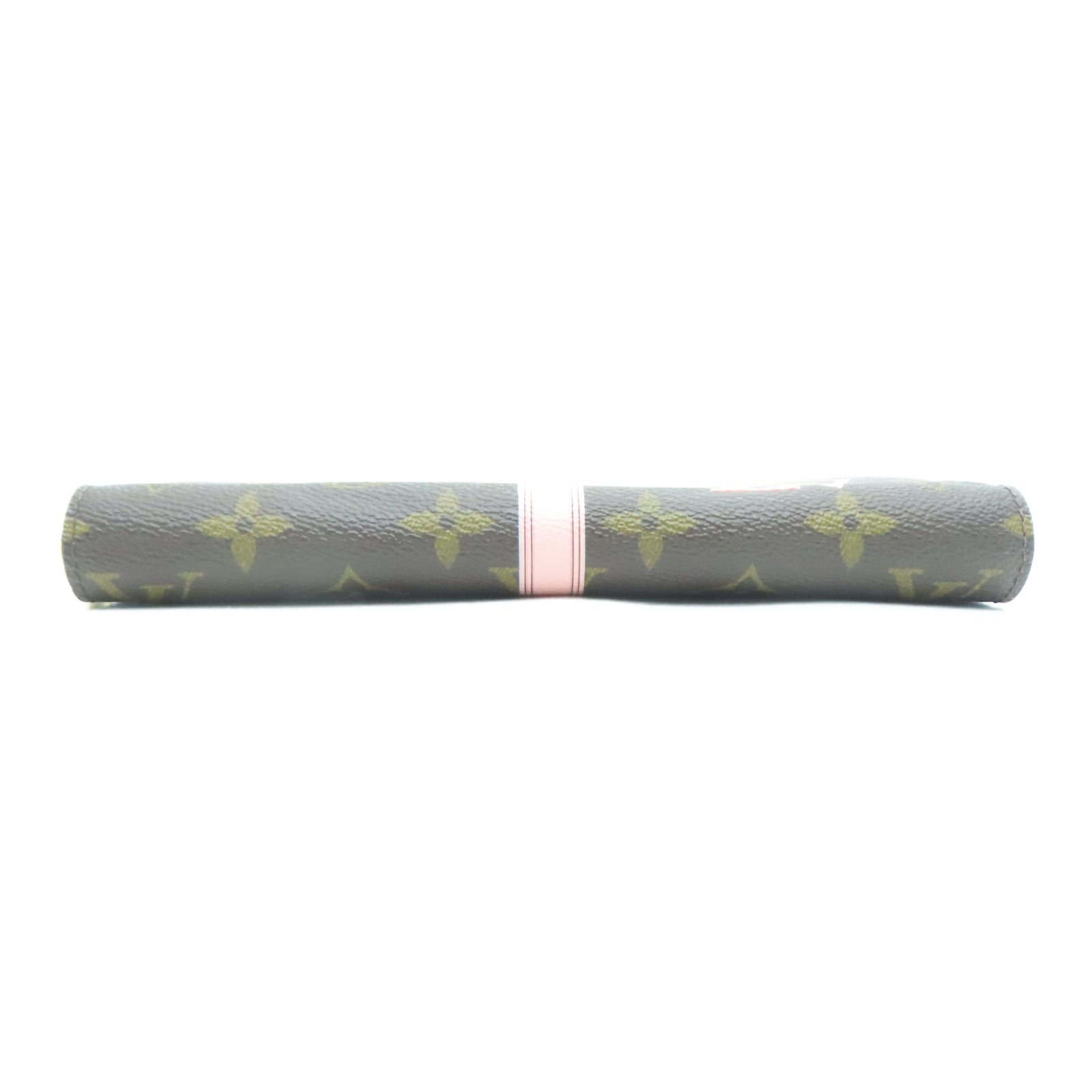 LOUIS VUITTON Monogram Zipper Long Wallet金扣長錢包棕色