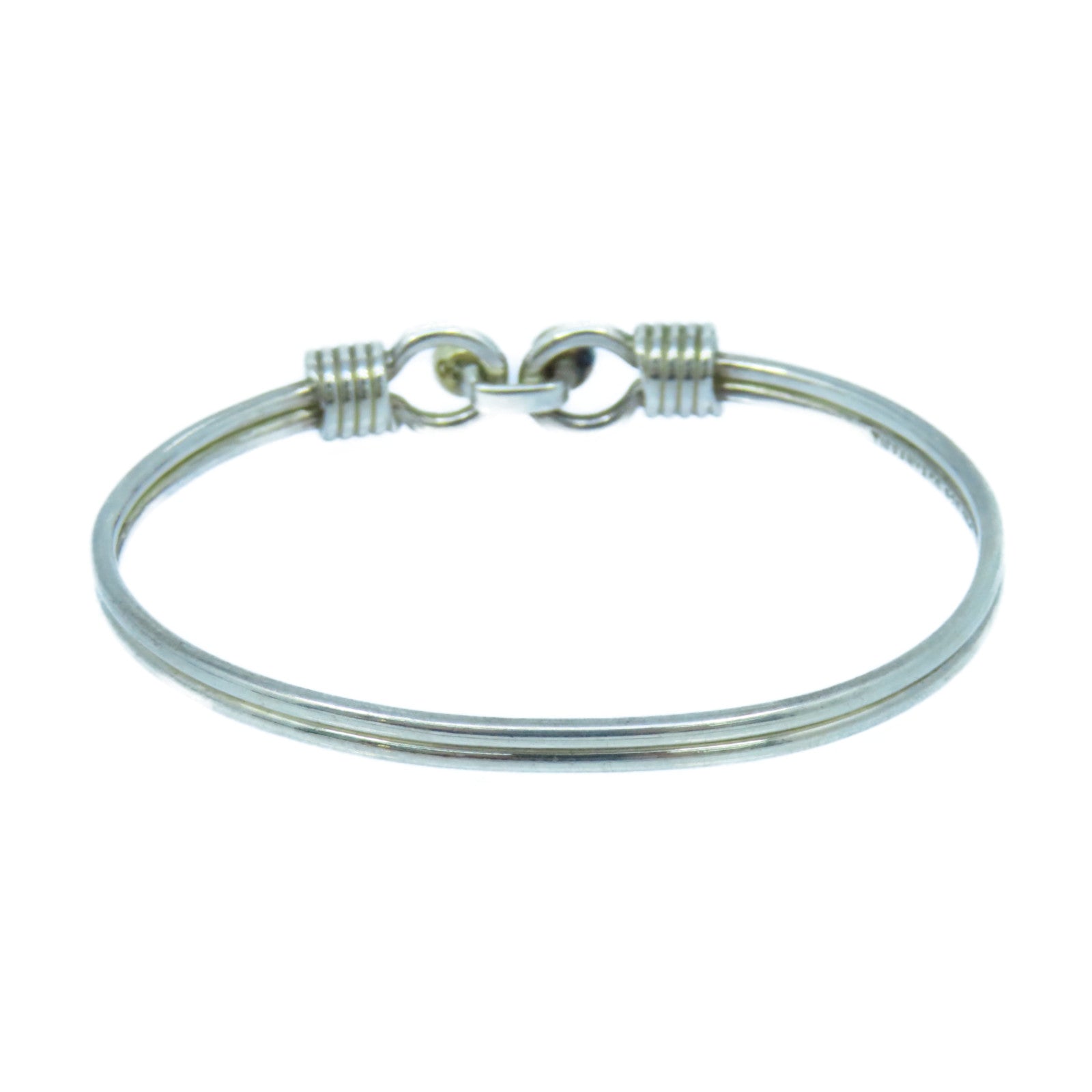 TIFFANY＆CO 925純銀/18K黃金Bangle手鐲銀色/金色