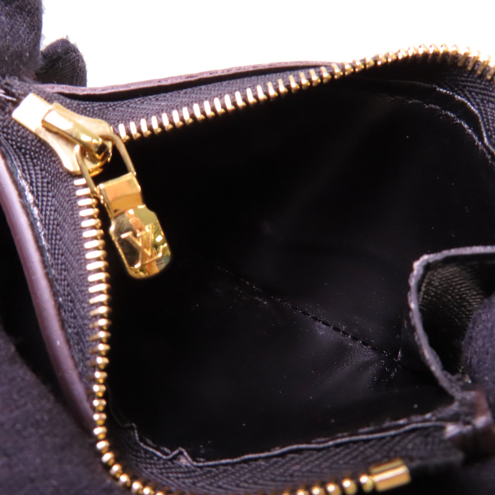 LOUIS VUITTON Monogram Zoe Mini Wallet金扣迷你錢包啡色