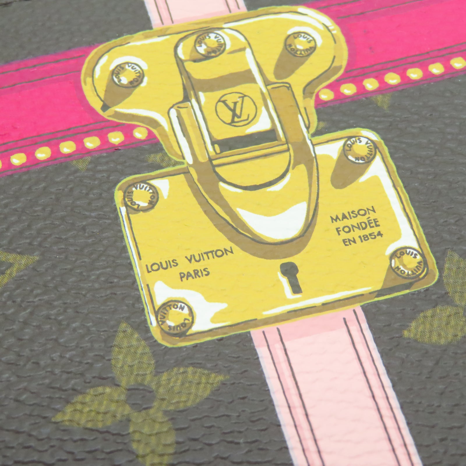 LOUIS VUITTON Monogram Zipper Long Wallet金扣長錢包棕色