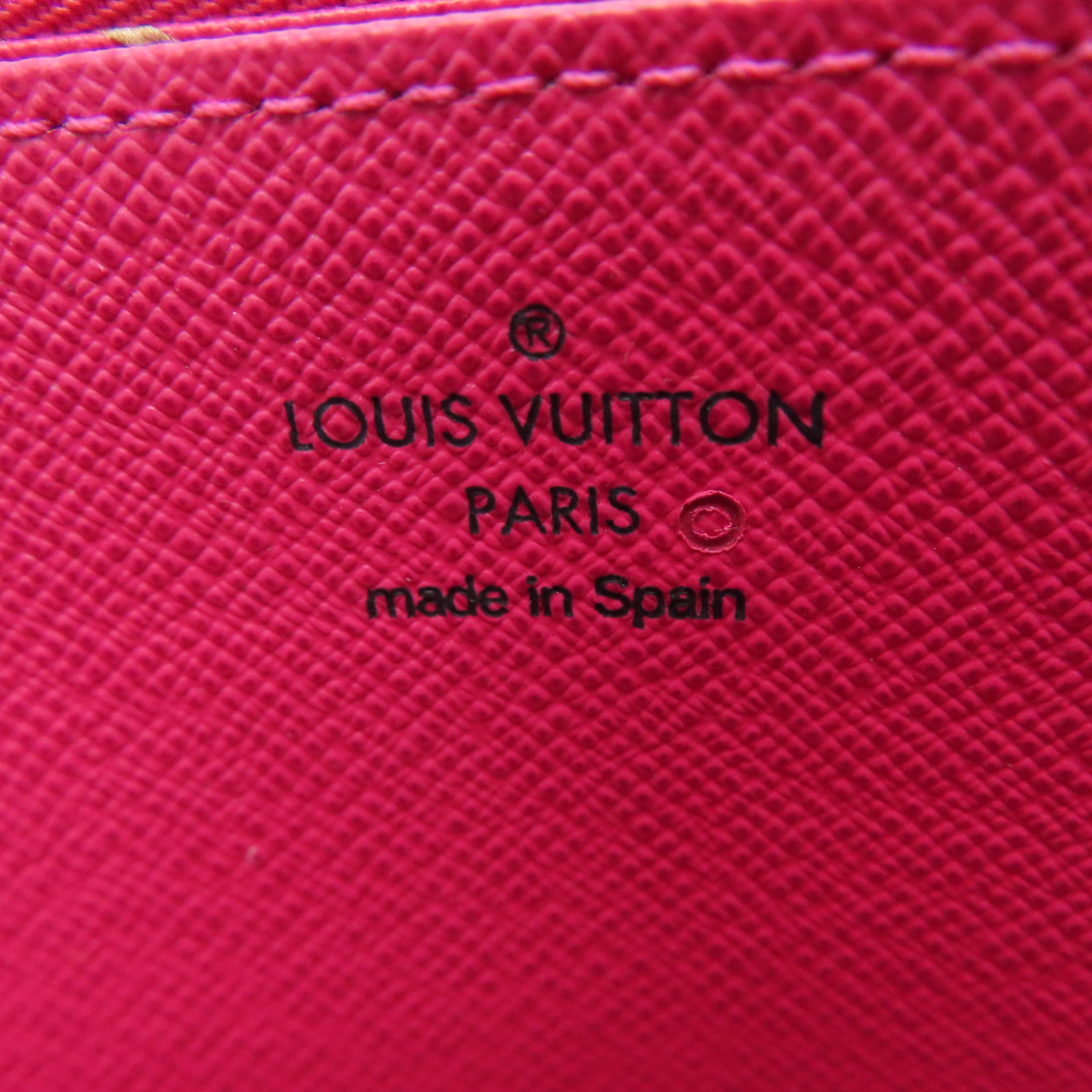 LOUIS VUITTON Monogram Zipper Long Wallet金扣長錢包棕色
