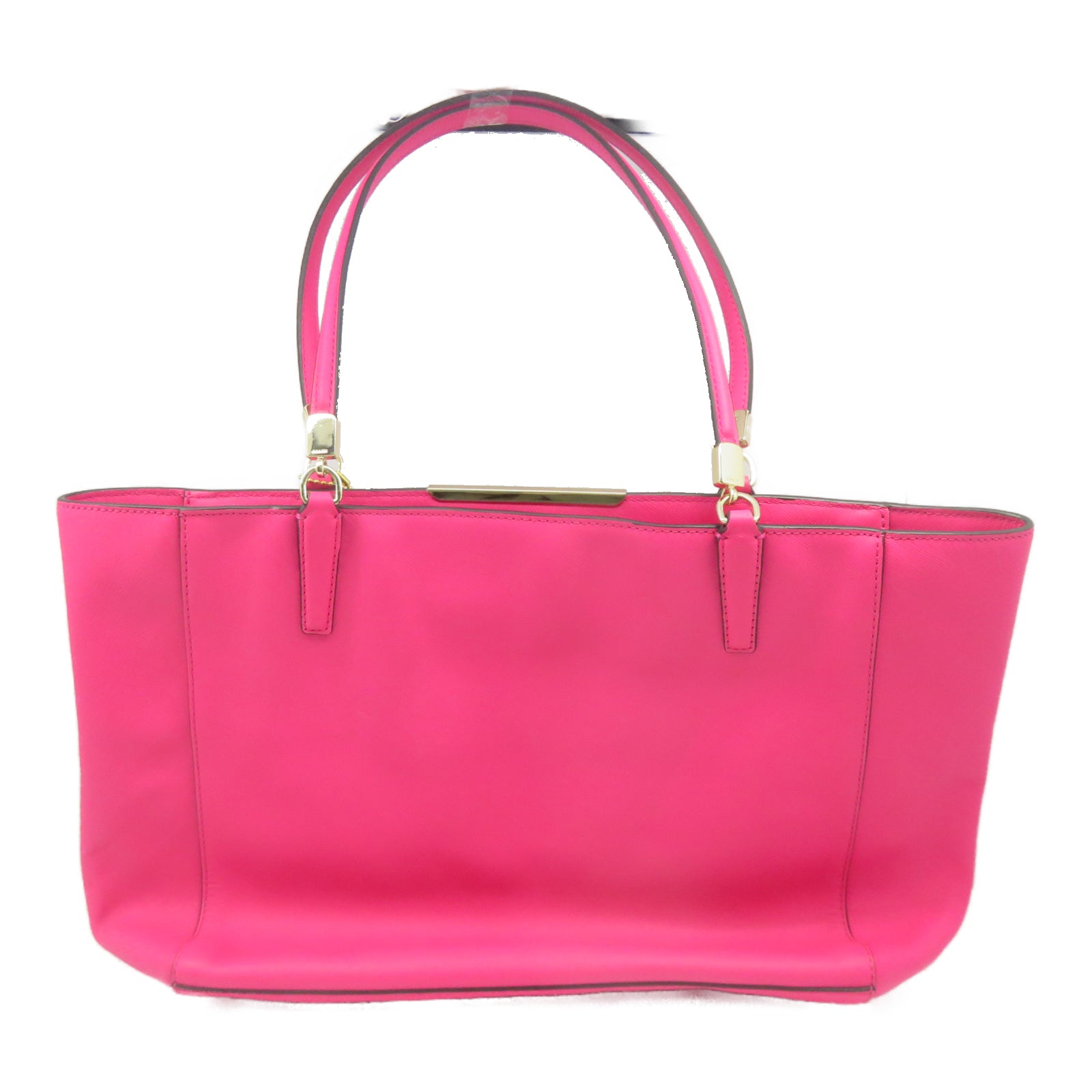 COACH 【激减优惠】涂层皮革Shoulder Bag金扣肩背袋粉红色
