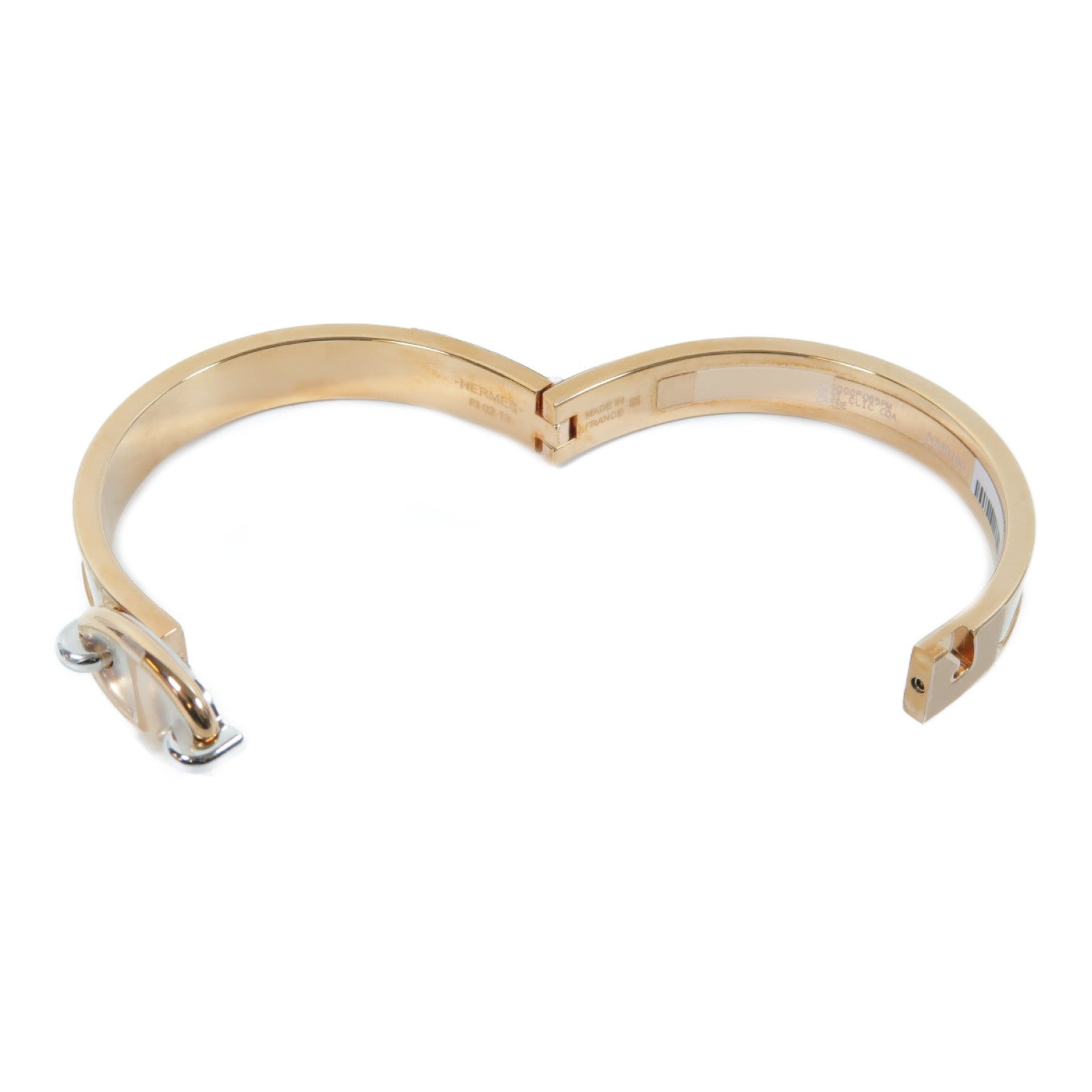 HERMES 金屬Mini Clic Chaine Ancre Bracelet金扣手鐲