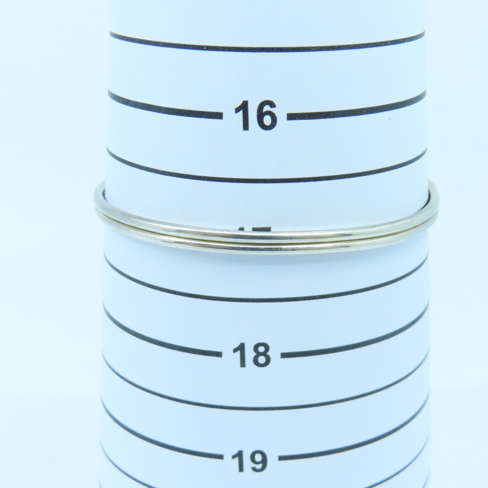 TIFFANY＆CO 925純銀/18K黃金Bangle手鐲銀色/金色