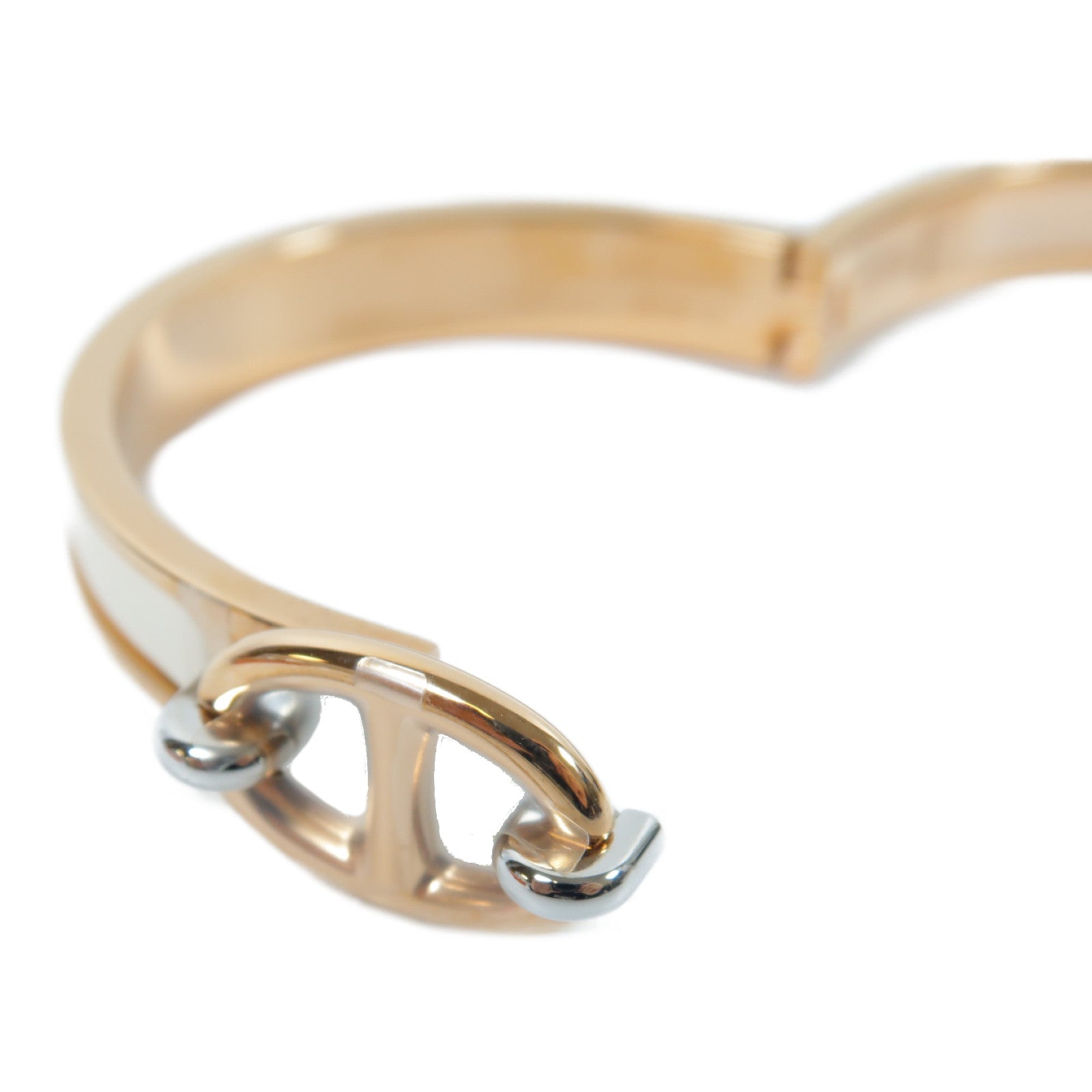 HERMES 金屬Mini Clic Chaine Ancre Bracelet金扣手鐲
