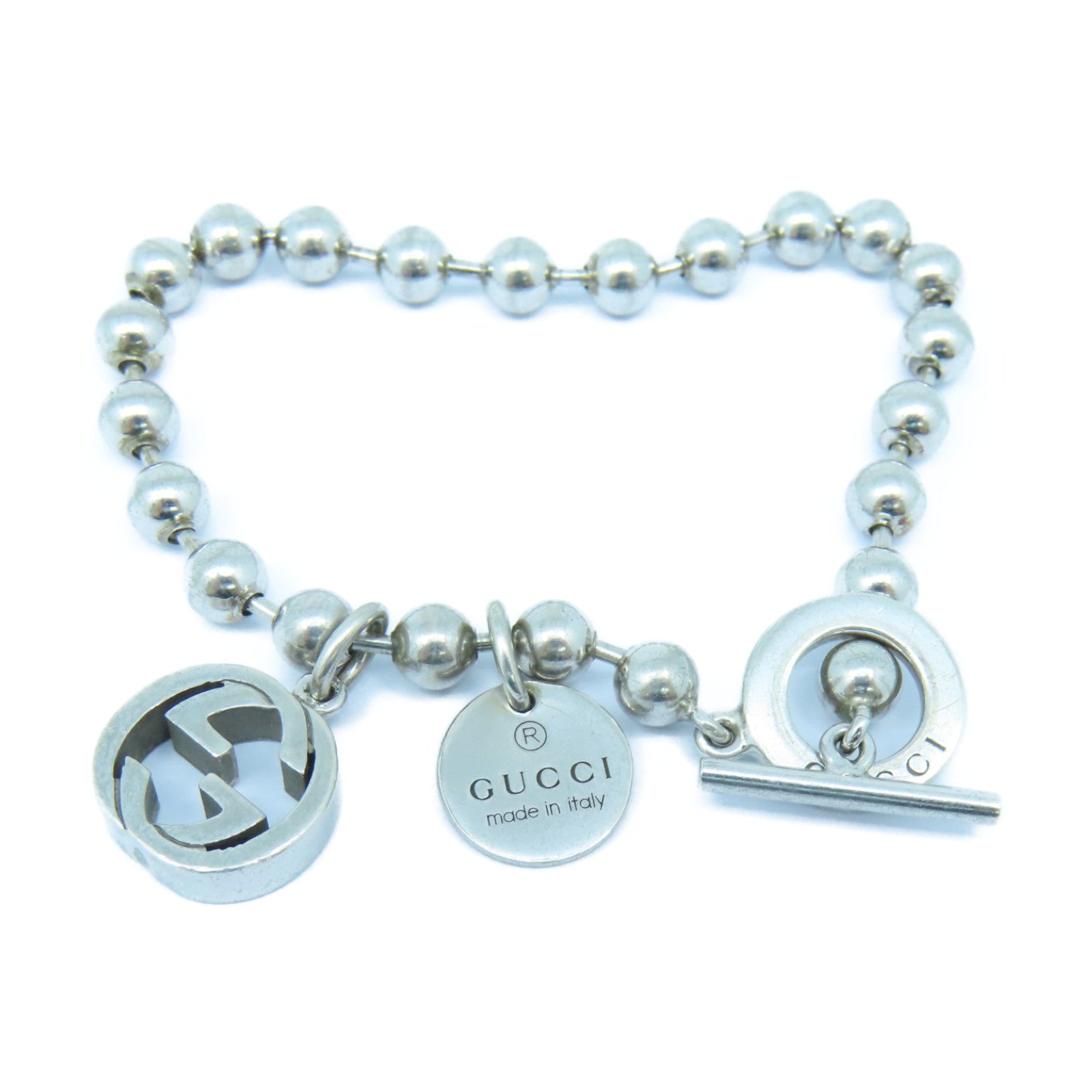 GUCCI 925純銀Bracelet手鏈銀色