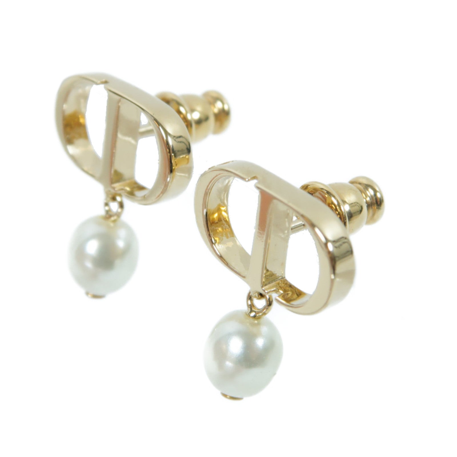 Dior 金屬Petit CD Earrings耳環