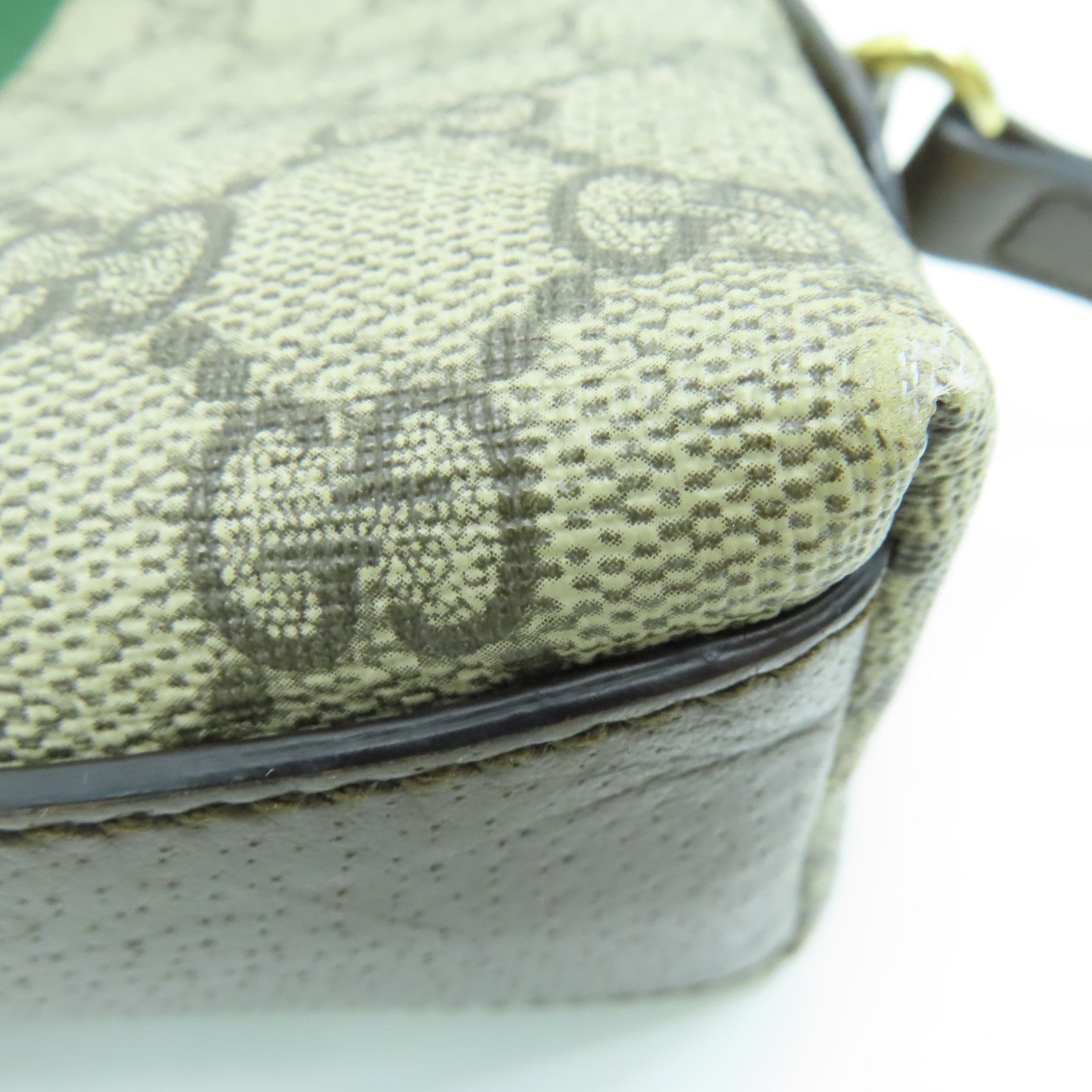 GUCCI 塗層帆布Ophidia GG Bag金扣肩背袋啡色