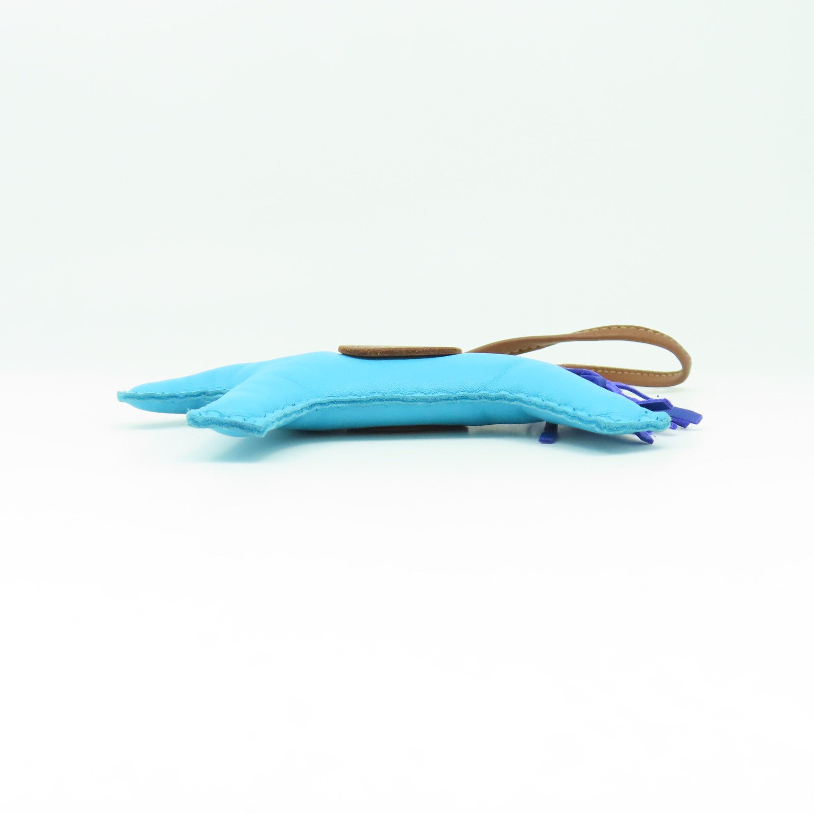 HERMES 【激減優惠】Swift皮革Rodeo M掛飾藍色