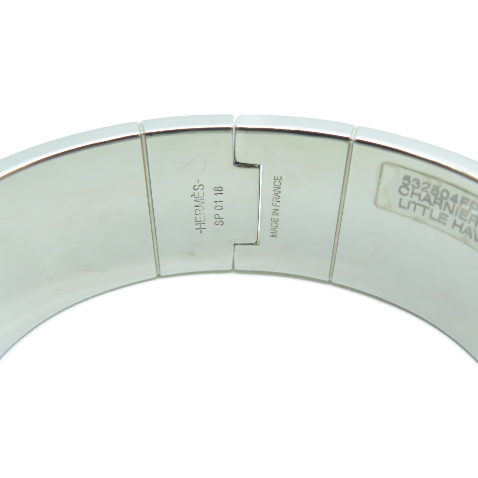HERMES 琺瑯/金屬Charnoere Bracelet銀扣手鐲多色