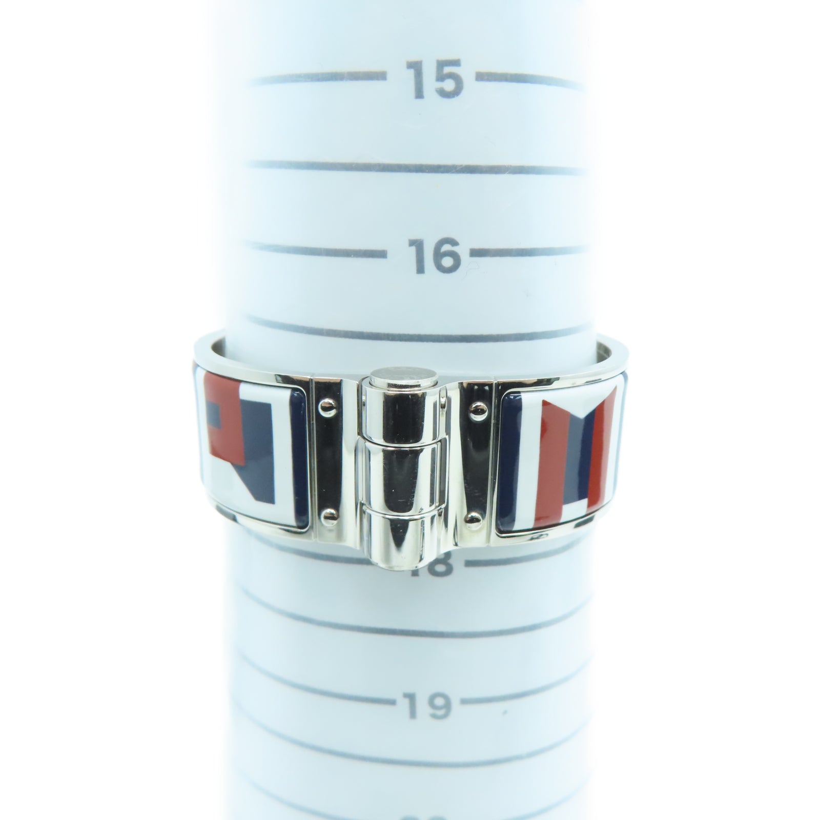 HERMES 琺瑯/金屬Charnoere Bracelet銀扣手鐲多色
