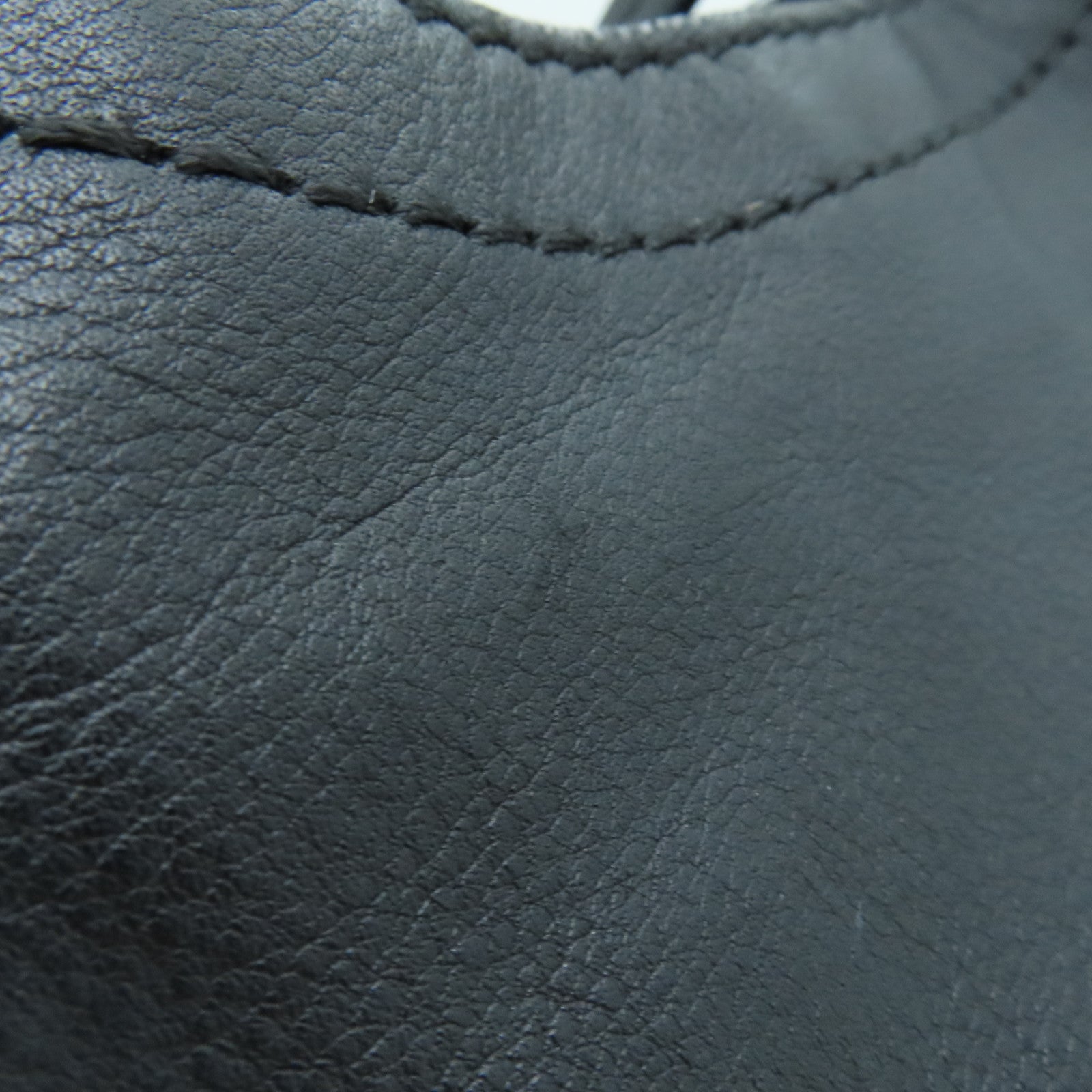 PRADA cowhide leather Shoulder Bag gold buckle shoulder bag black