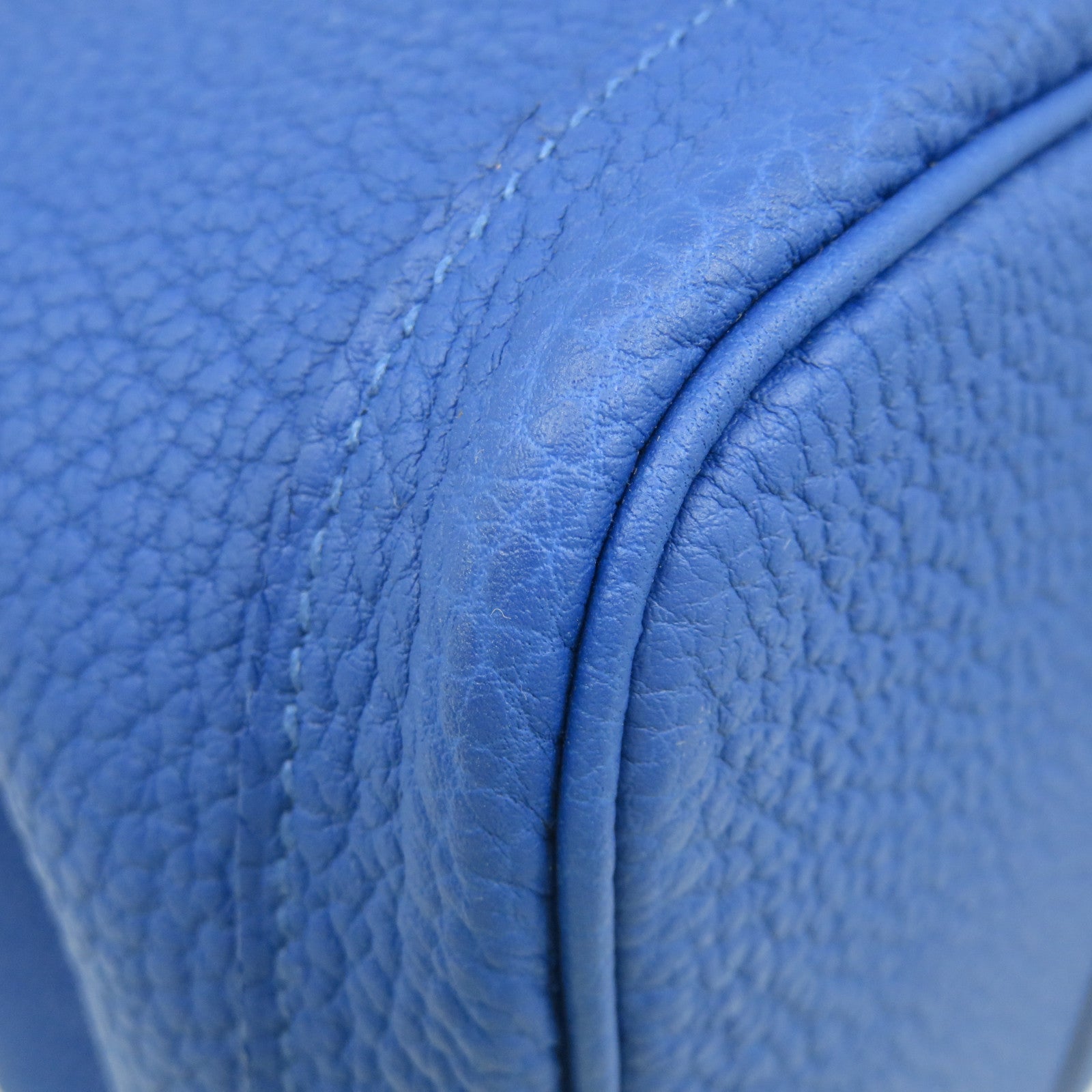 HERMES 【激減優惠】Negonda皮革GardenParty PM Hand Bag手挽袋TBlue France藍色色