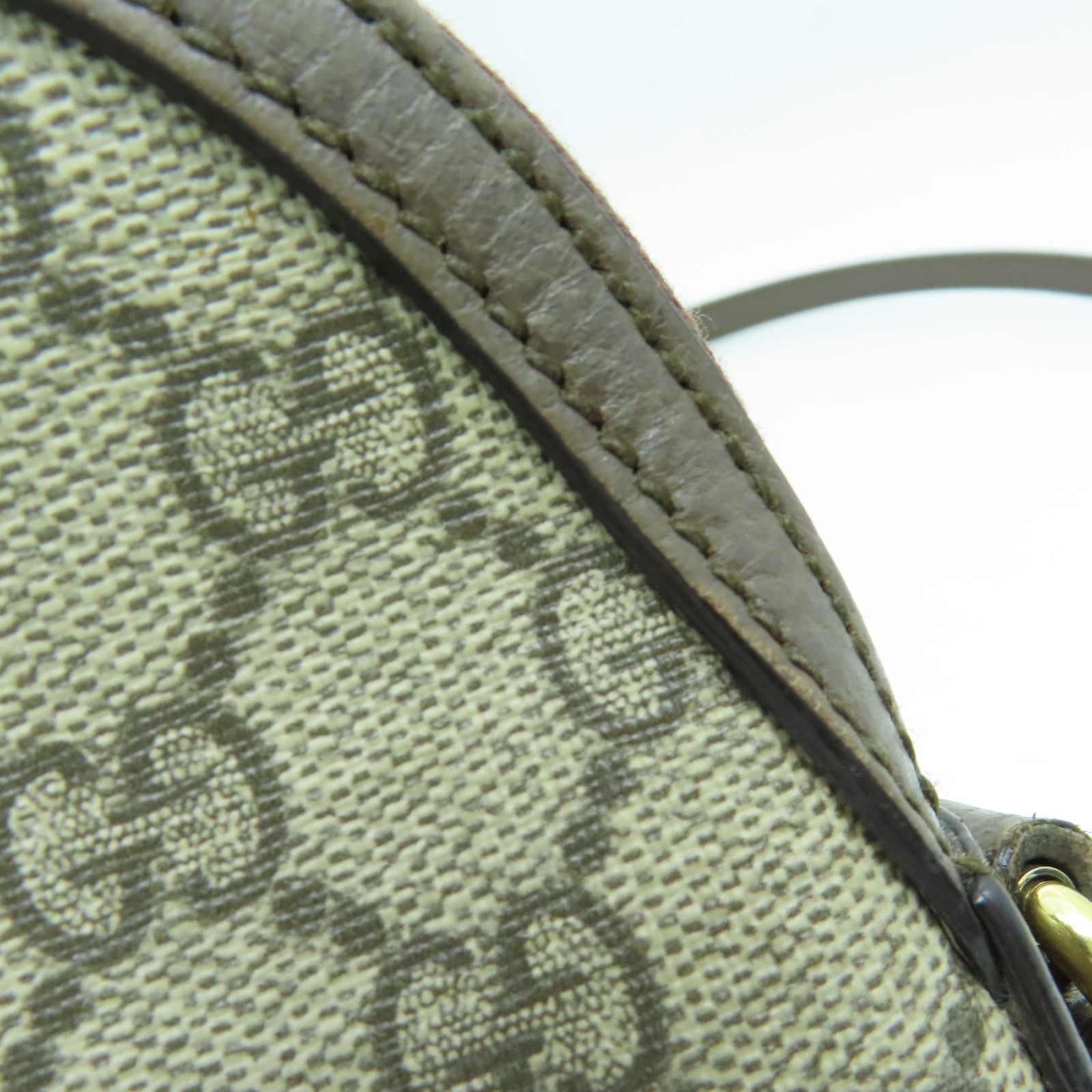 GUCCI 塗層帆布Ophidia GG Bag金扣肩背袋啡色