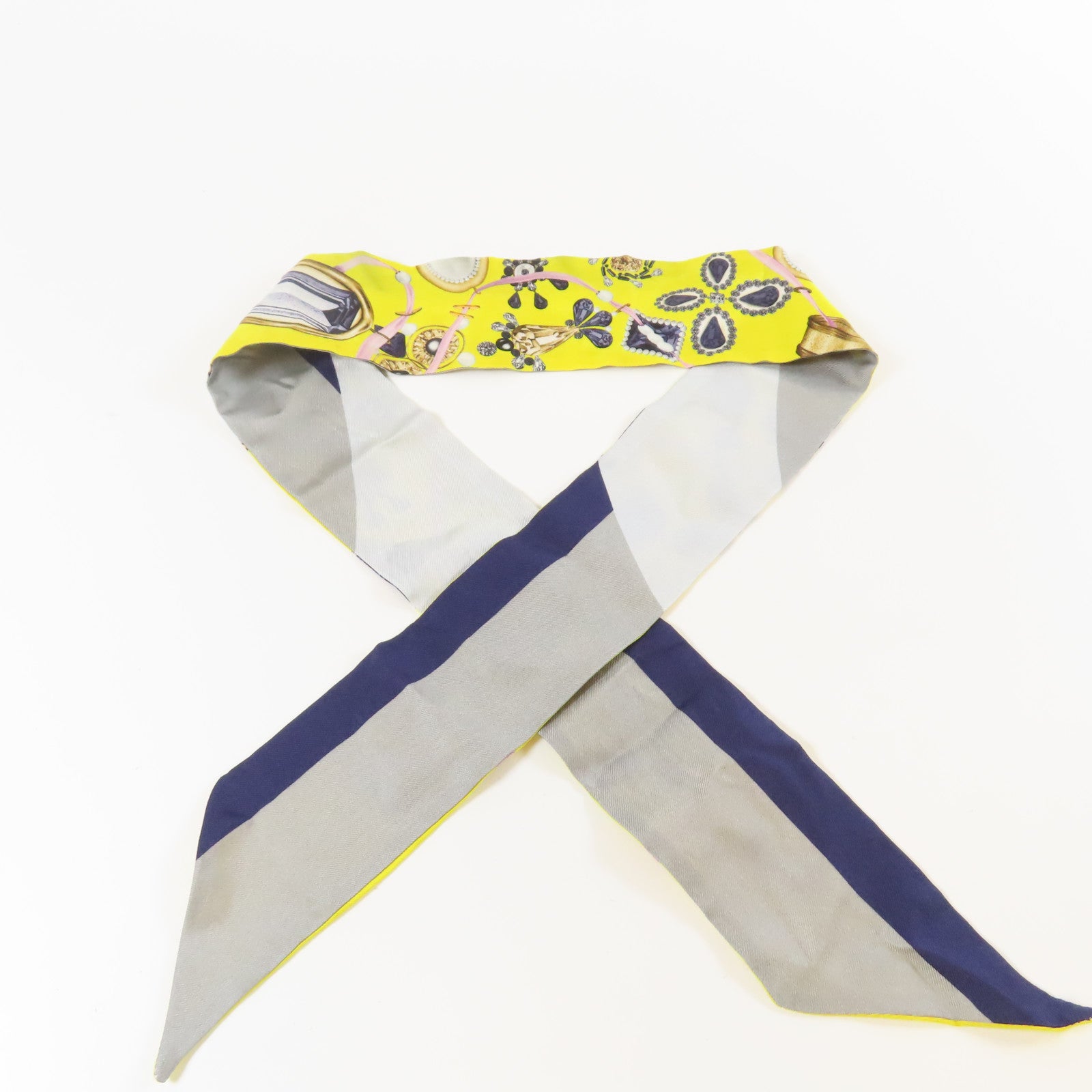 Dior 絲質Scarf絲巾黃色/黑色/灰色