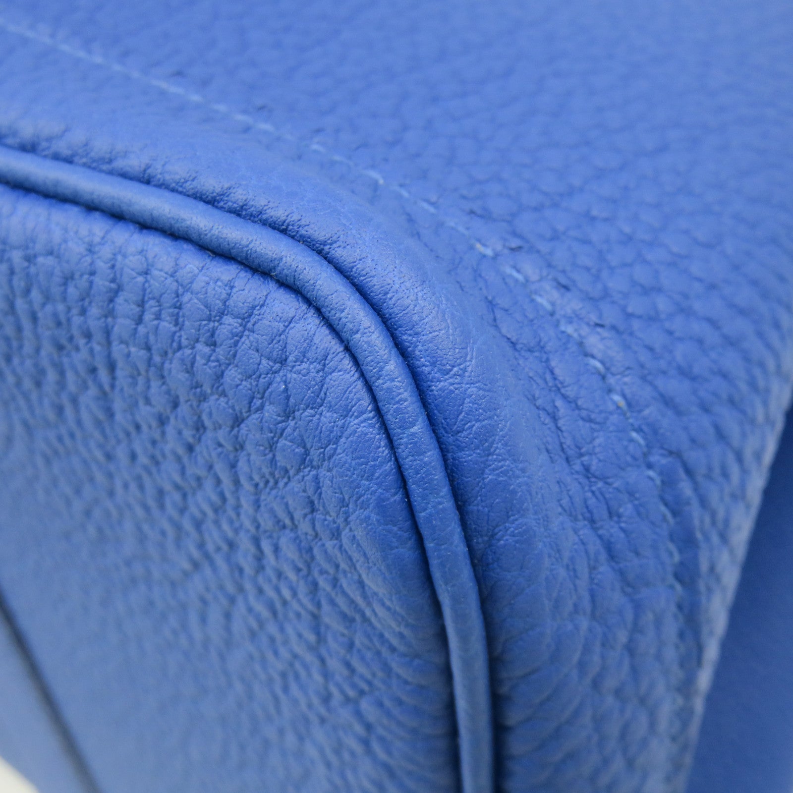 HERMES 【激減優惠】Negonda皮革GardenParty PM Hand Bag手挽袋TBlue France藍色色