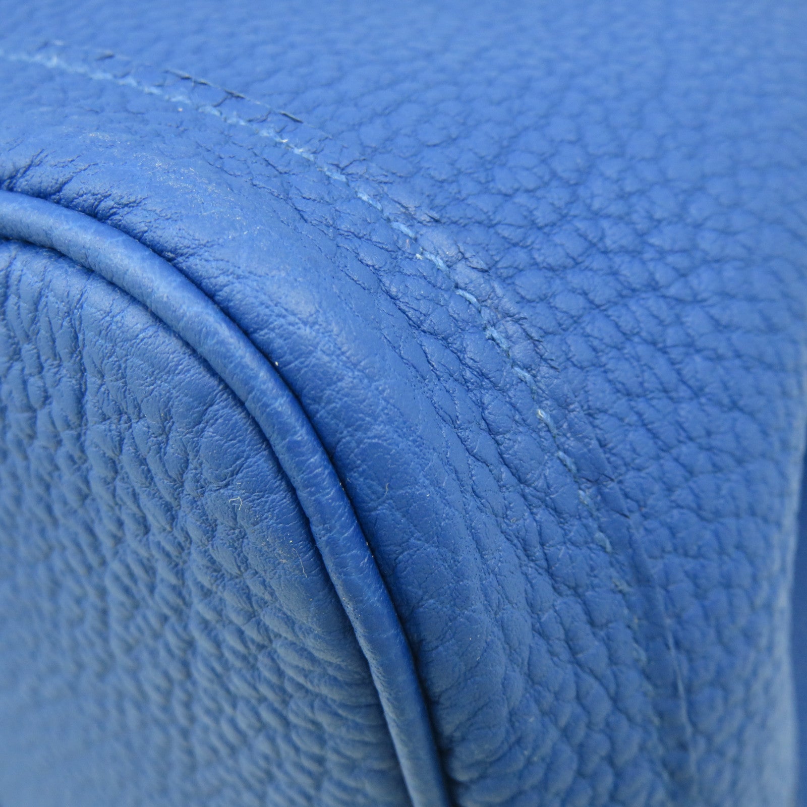 HERMES 【激減優惠】Negonda皮革GardenParty PM Hand Bag手挽袋TBlue France藍色色