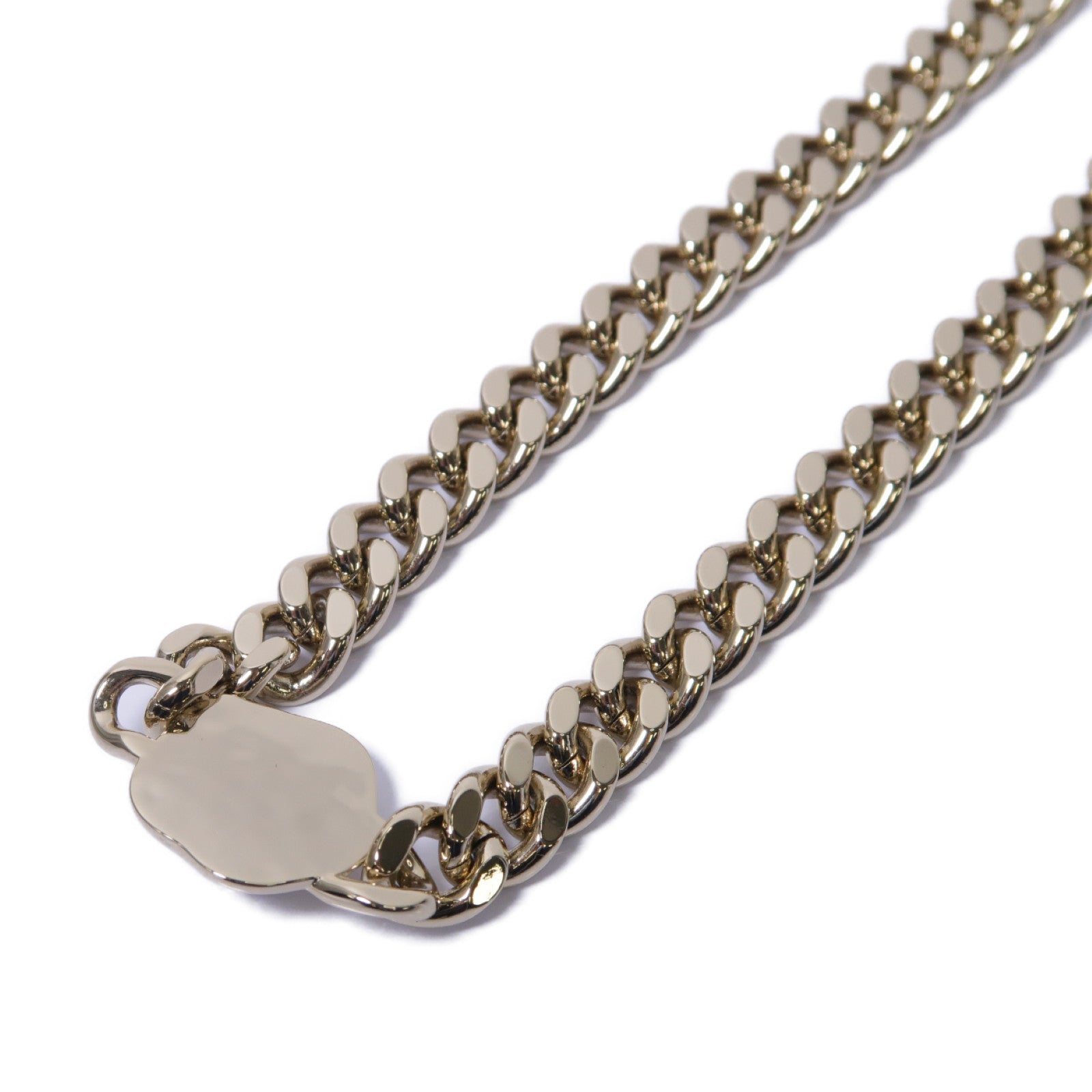 CHANEL PVC/金屬Necklace項鍊金色/白色