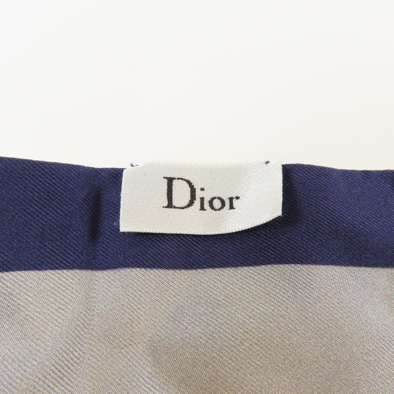 Dior 絲質Scarf絲巾黃色/黑色/灰色