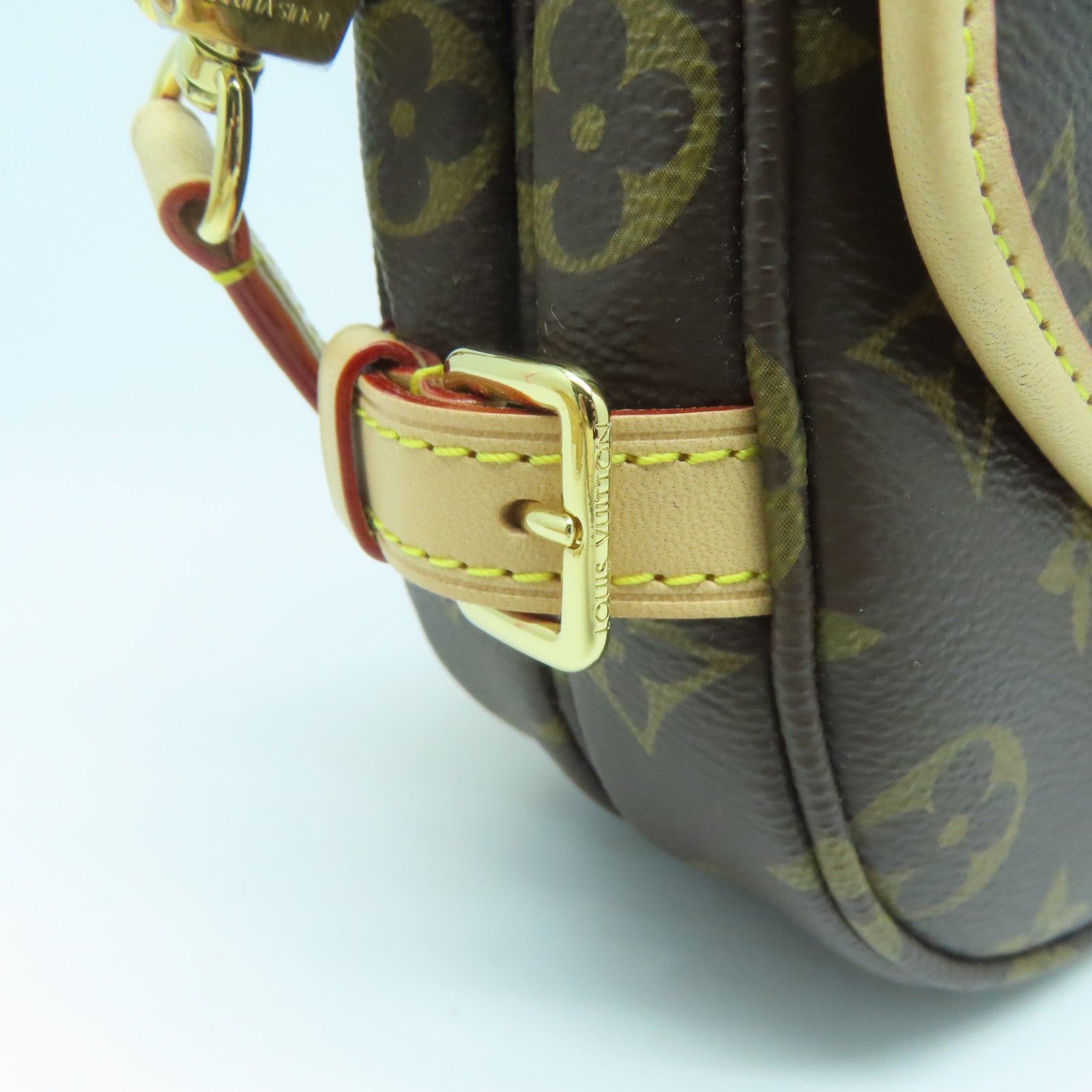 LOUIS VUITTON Monogram SAUMUR BB金扣手挽肩背兩用袋啡色