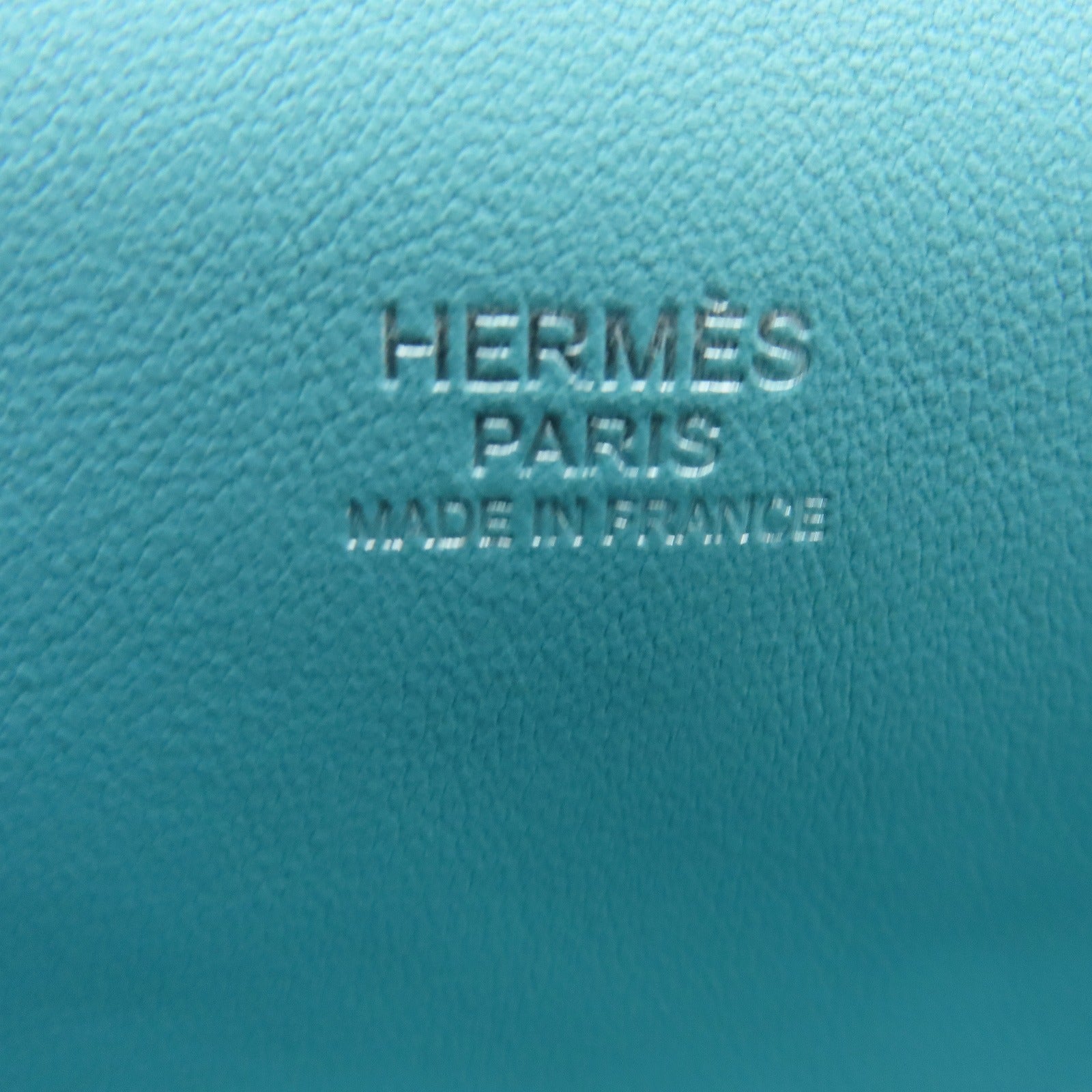 HERMES Swift皮革ToolBox 26银扣手挽肩背两用袋Blue Atoll蓝色