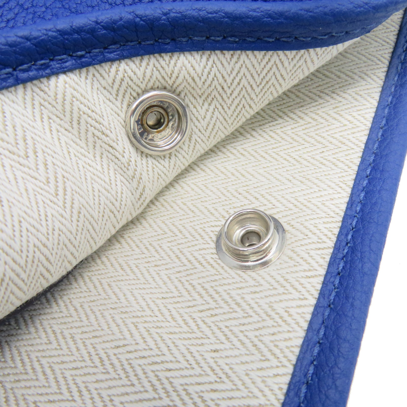 HERMES 【激減優惠】Negonda皮革GardenParty PM Hand Bag手挽袋TBlue France藍色色