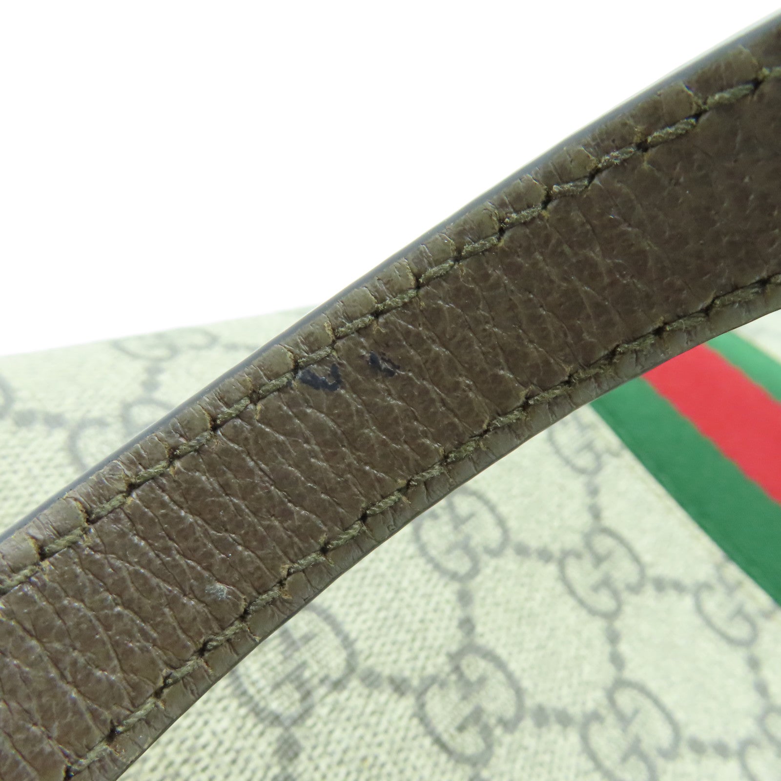 GUCCI 塗層帆布Ophidia GG Bag金扣肩背袋啡色