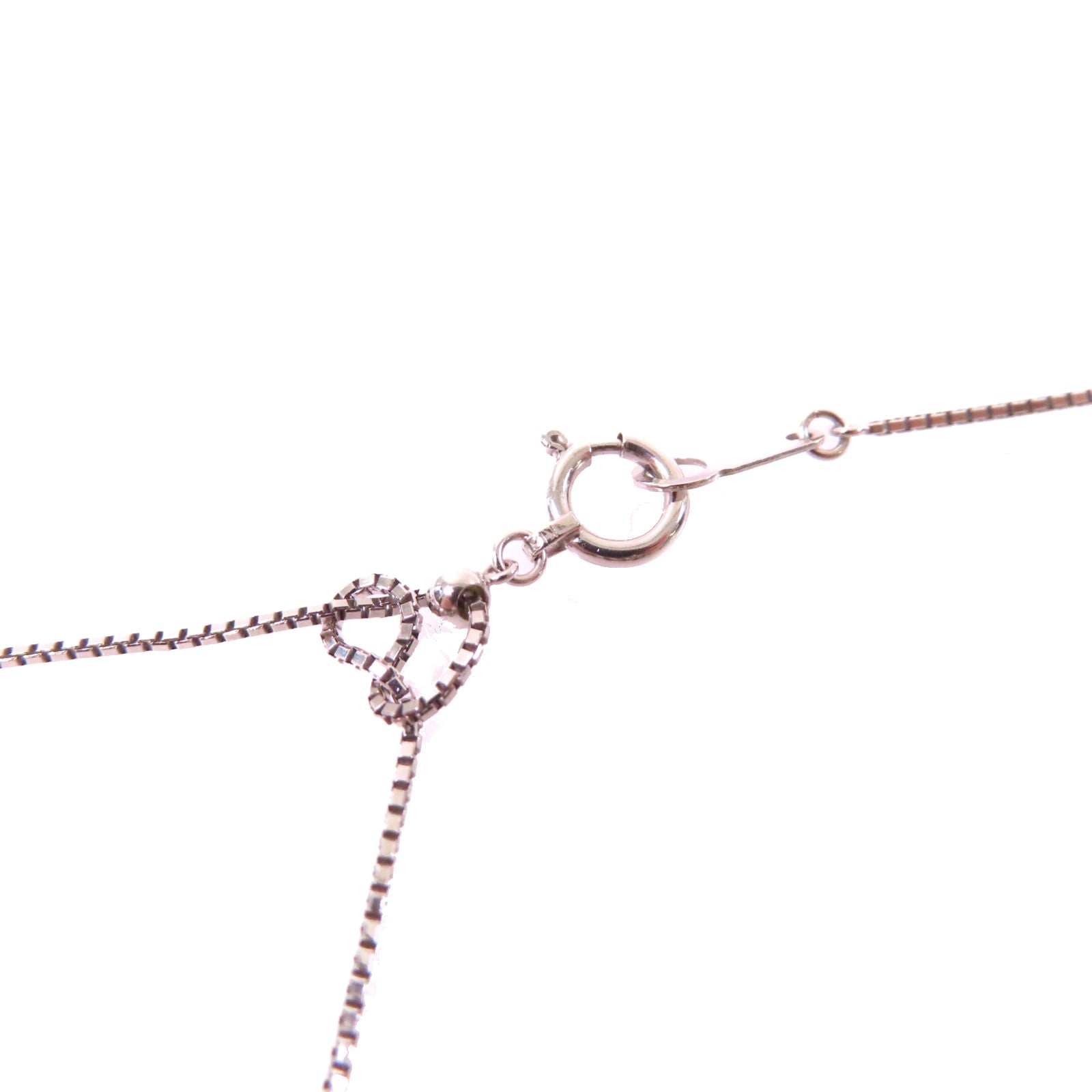 JEWELRY 18K白金/黃金Diamond Necklace 0.43ct/0.19ct鑽石項鏈黑色/銀色/金色