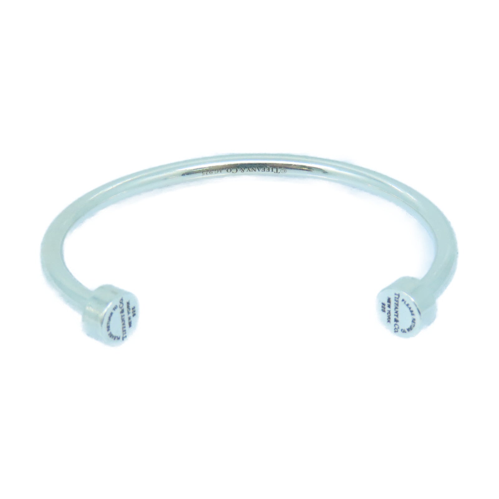 TIFFANY＆CO 925純銀Bangle手鐲銀色