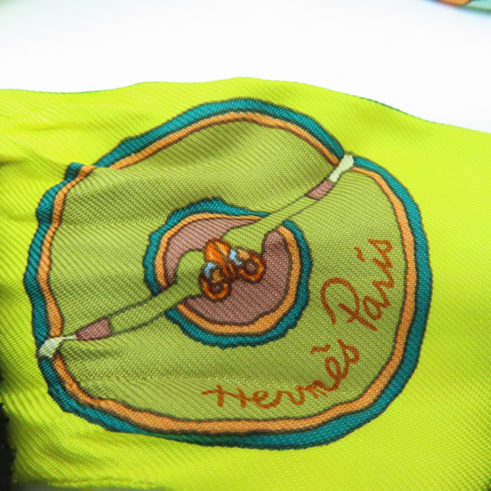 HERMES 絲質Twilly Scarf絲巾彩色