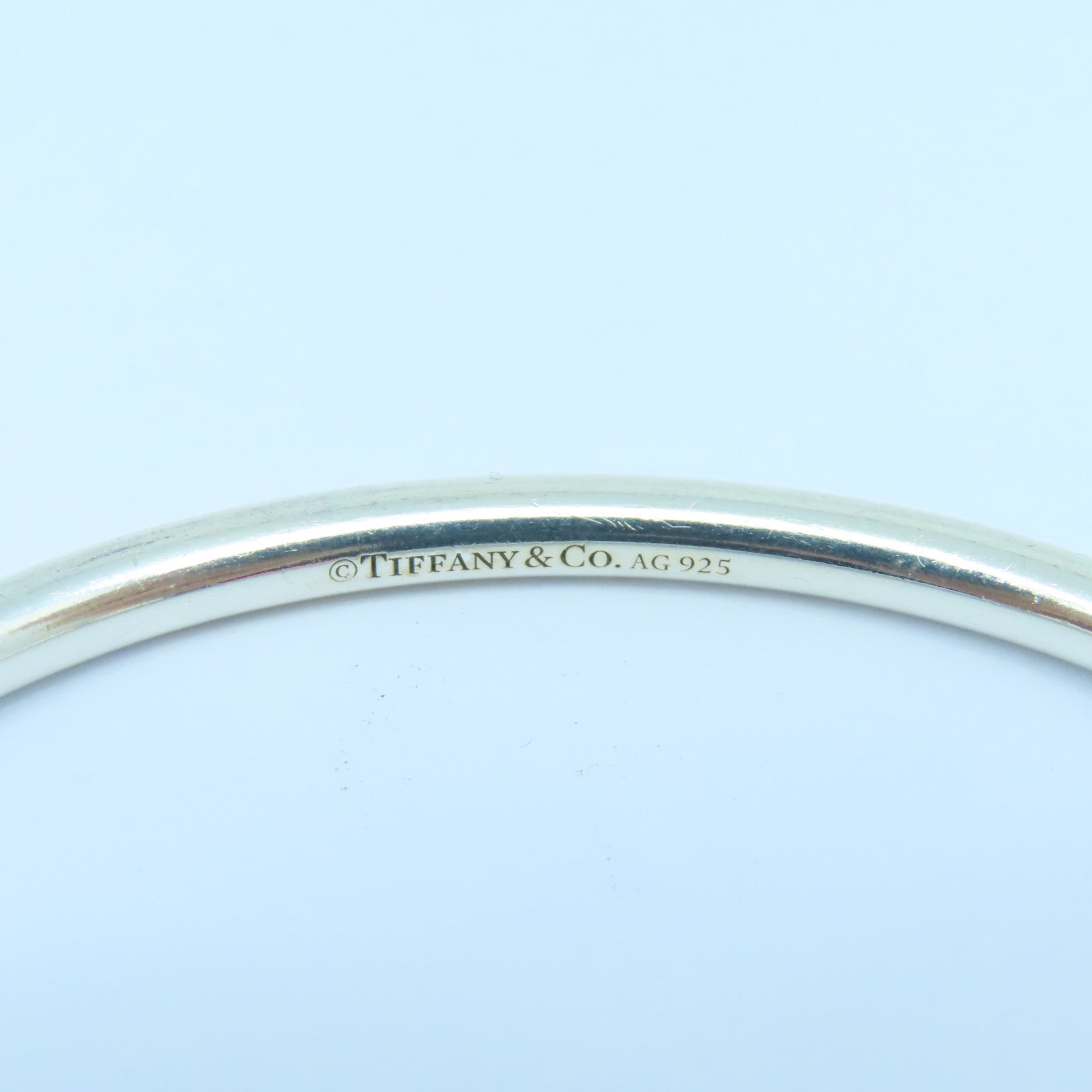 TIFFANY＆CO 925純銀Bangle手鐲銀色