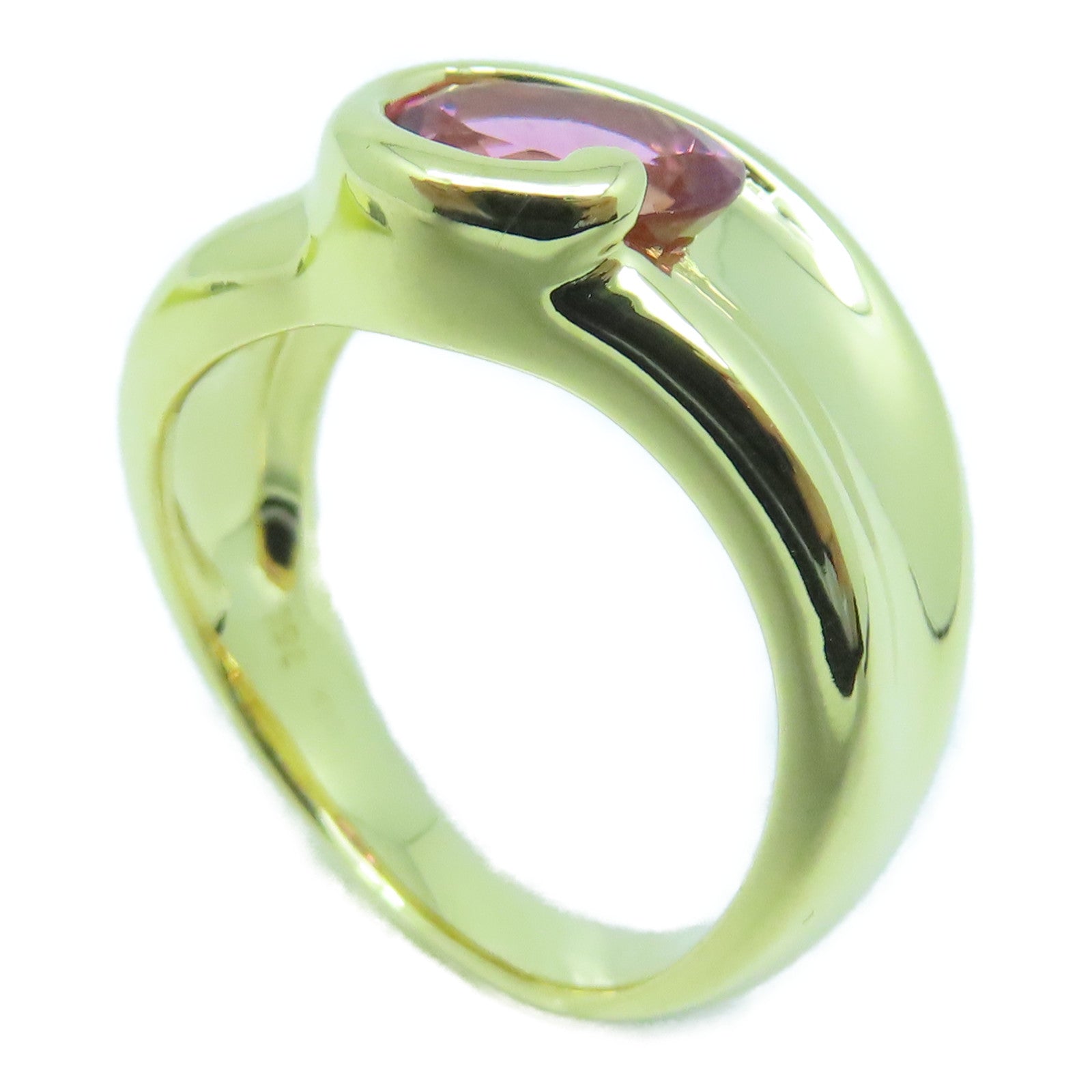JEWELRY 18K Gold Color Stone 7.7g Ring US#6