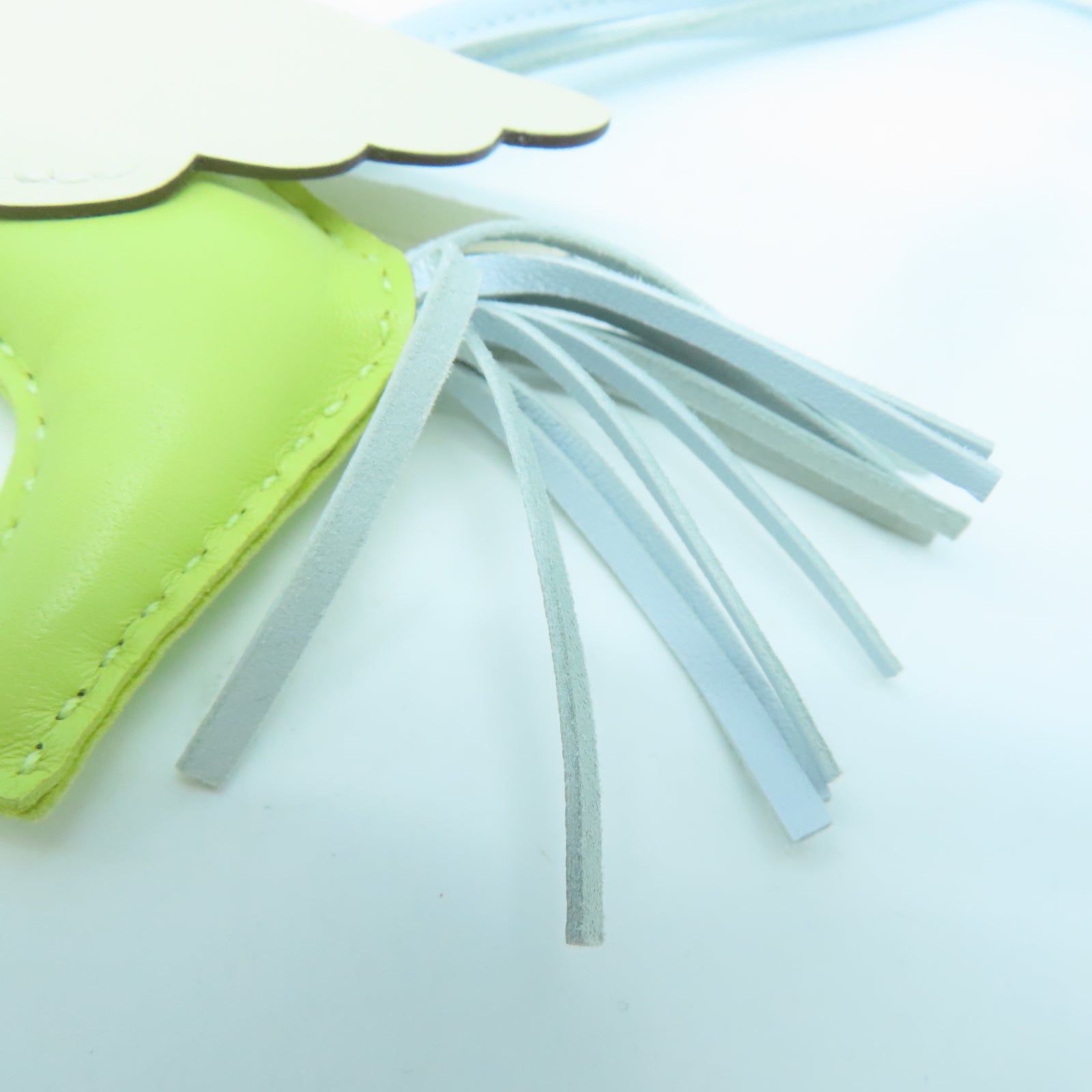 HERMES Swift皮革Rodeo Pegase PM掛飾綠色