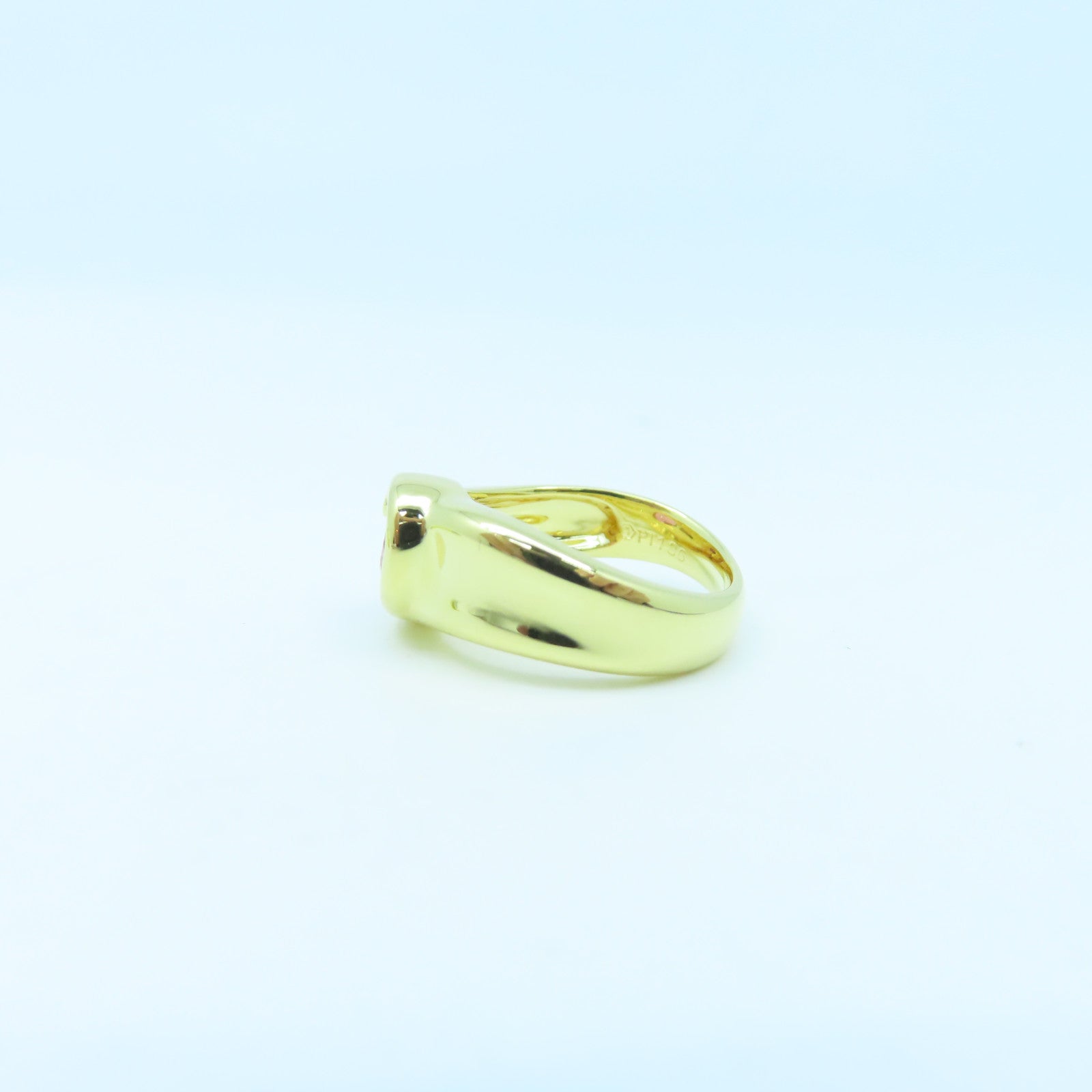 JEWELRY 18K Gold Color Stone 7.7g Ring US#6