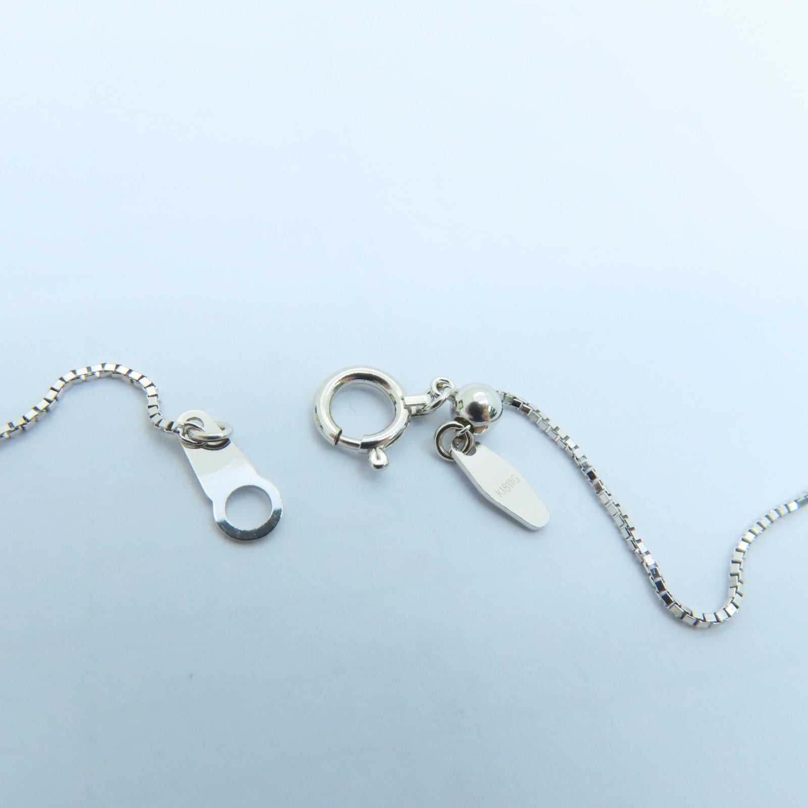 JEWELRY 18K白金Diamond Necklace 1.0ct/0.70ct钻石项链