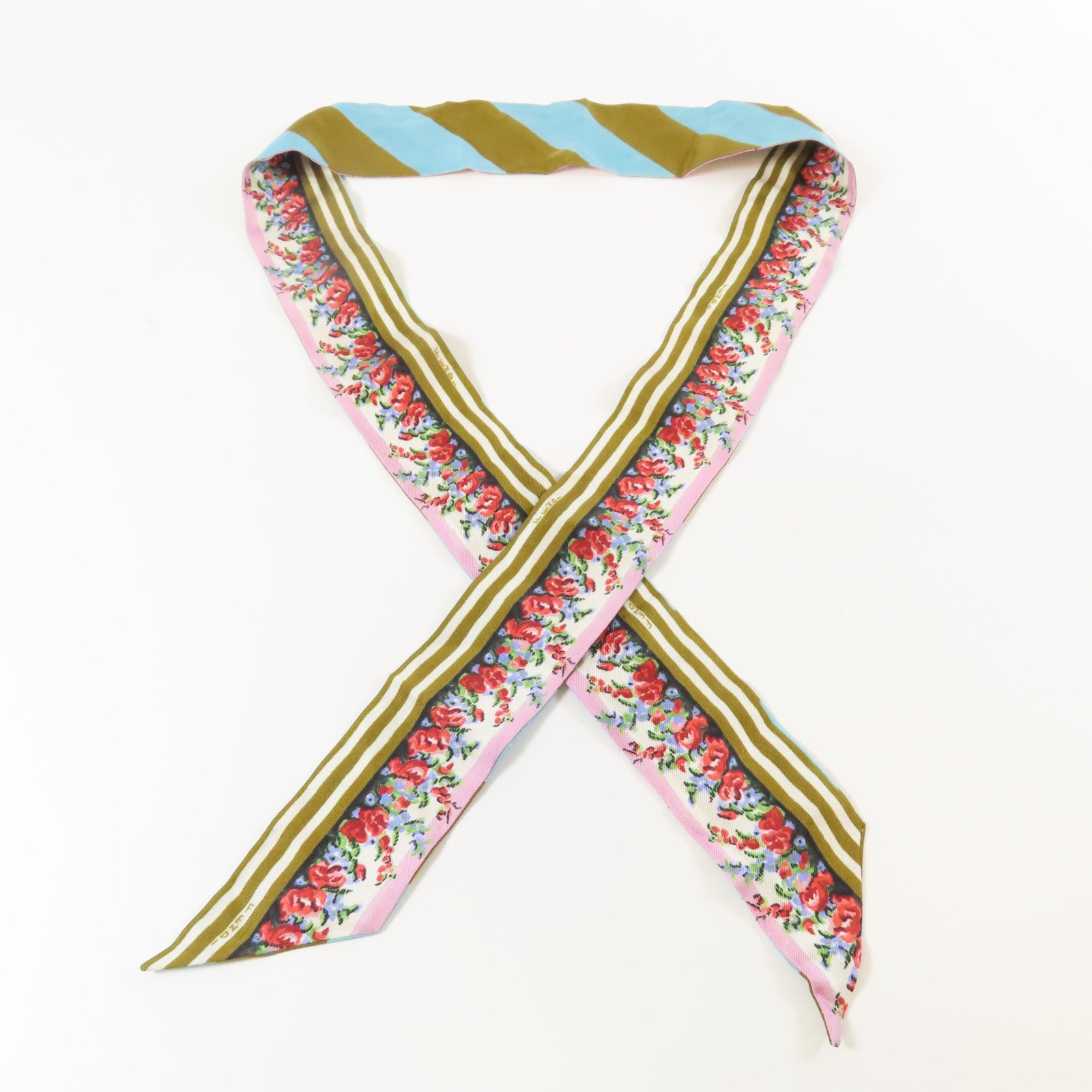 FENDI 布料Scarf絲巾粉紅色/紅色/啡色/淺藍色