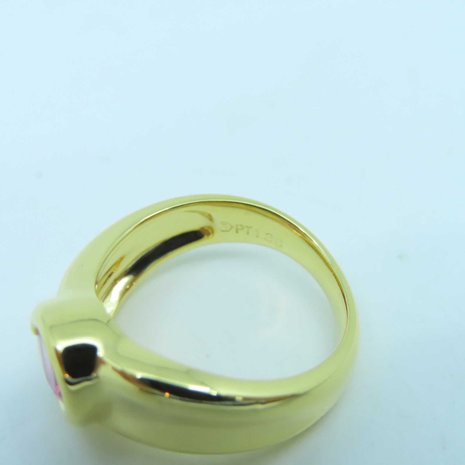 JEWELRY 18K Gold Color Stone 7.7g Ring US#6