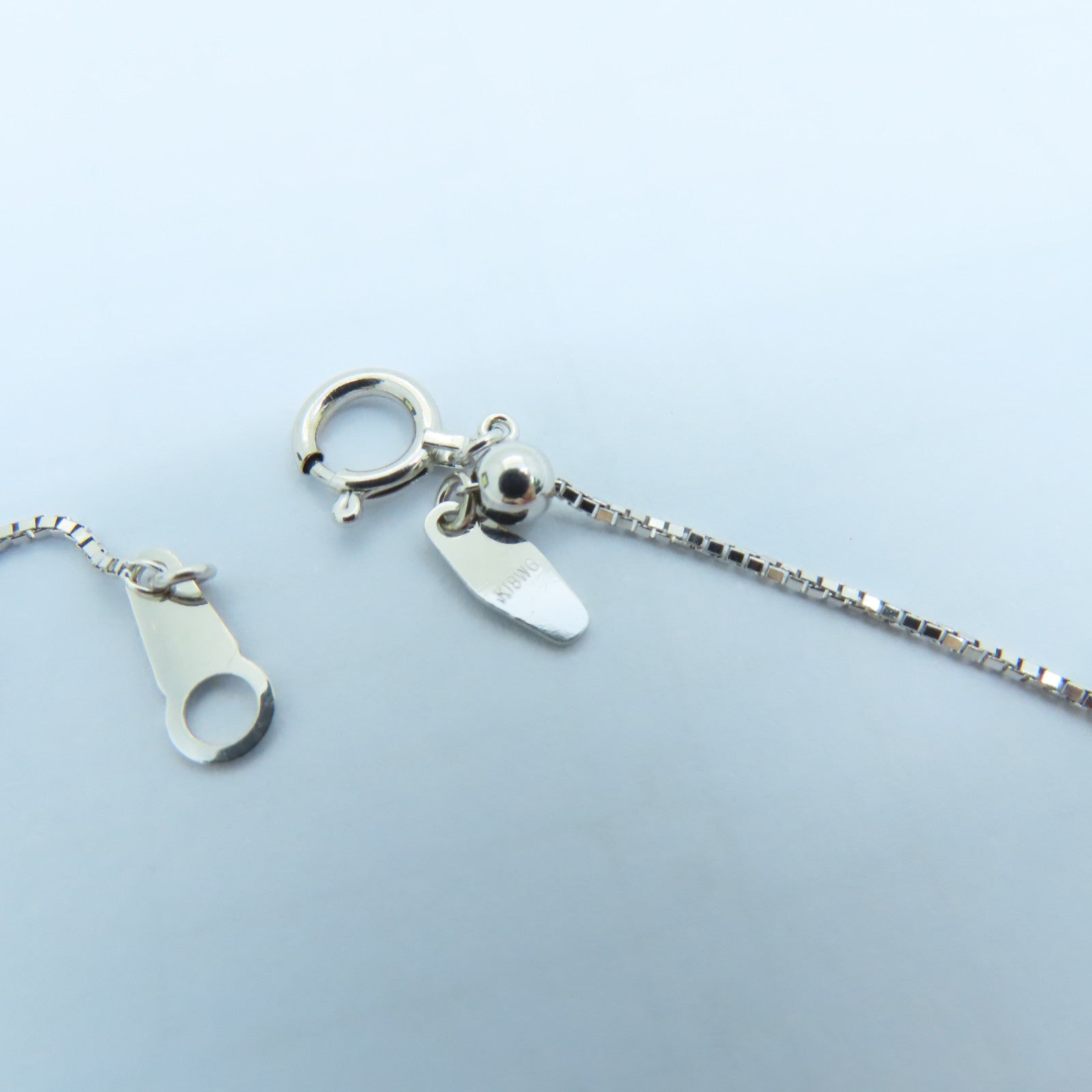 JEWELRY 18K白金Diamond Necklace 1.0ct/0.70ct钻石项链