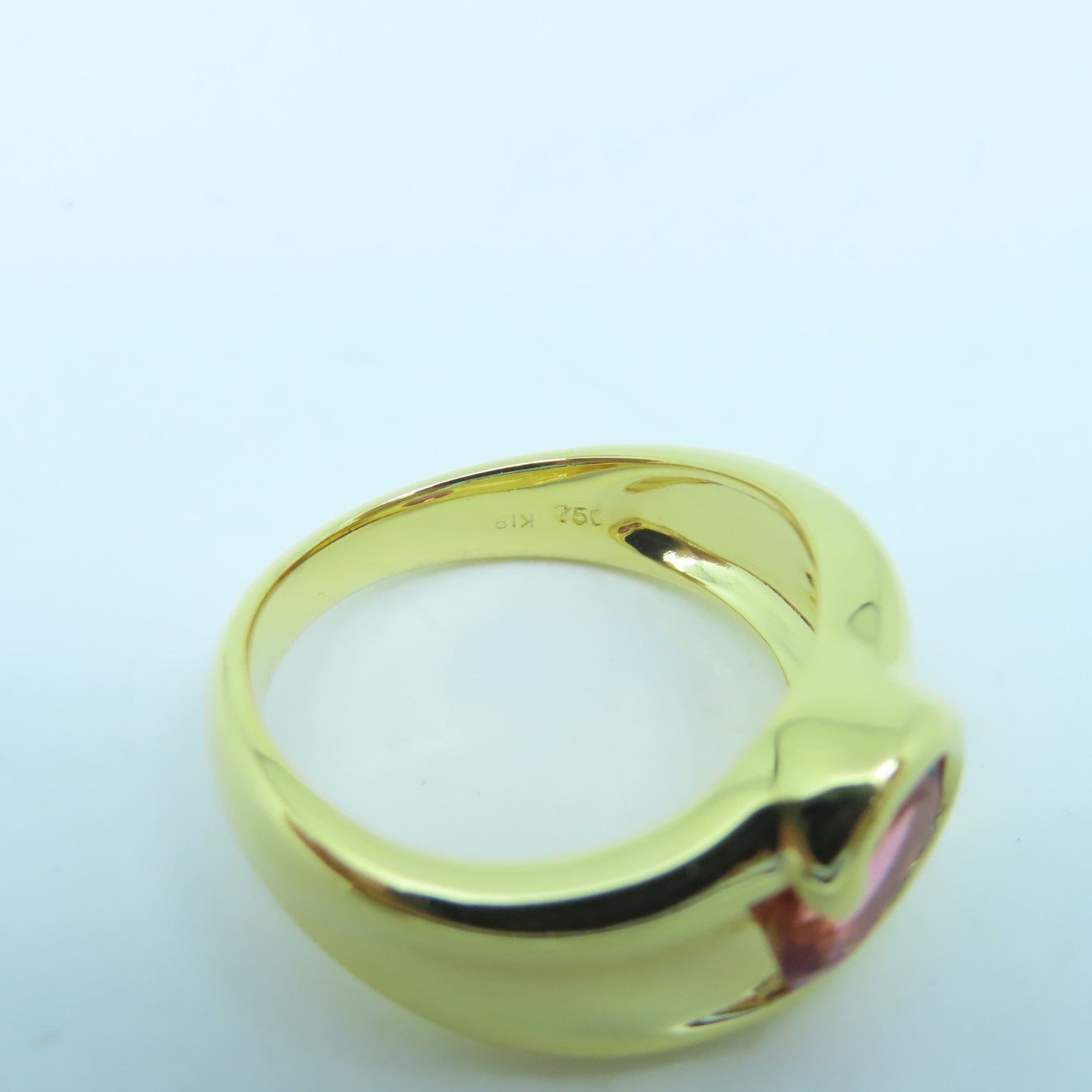JEWELRY 18K Gold Color Stone 7.7g Ring US#6