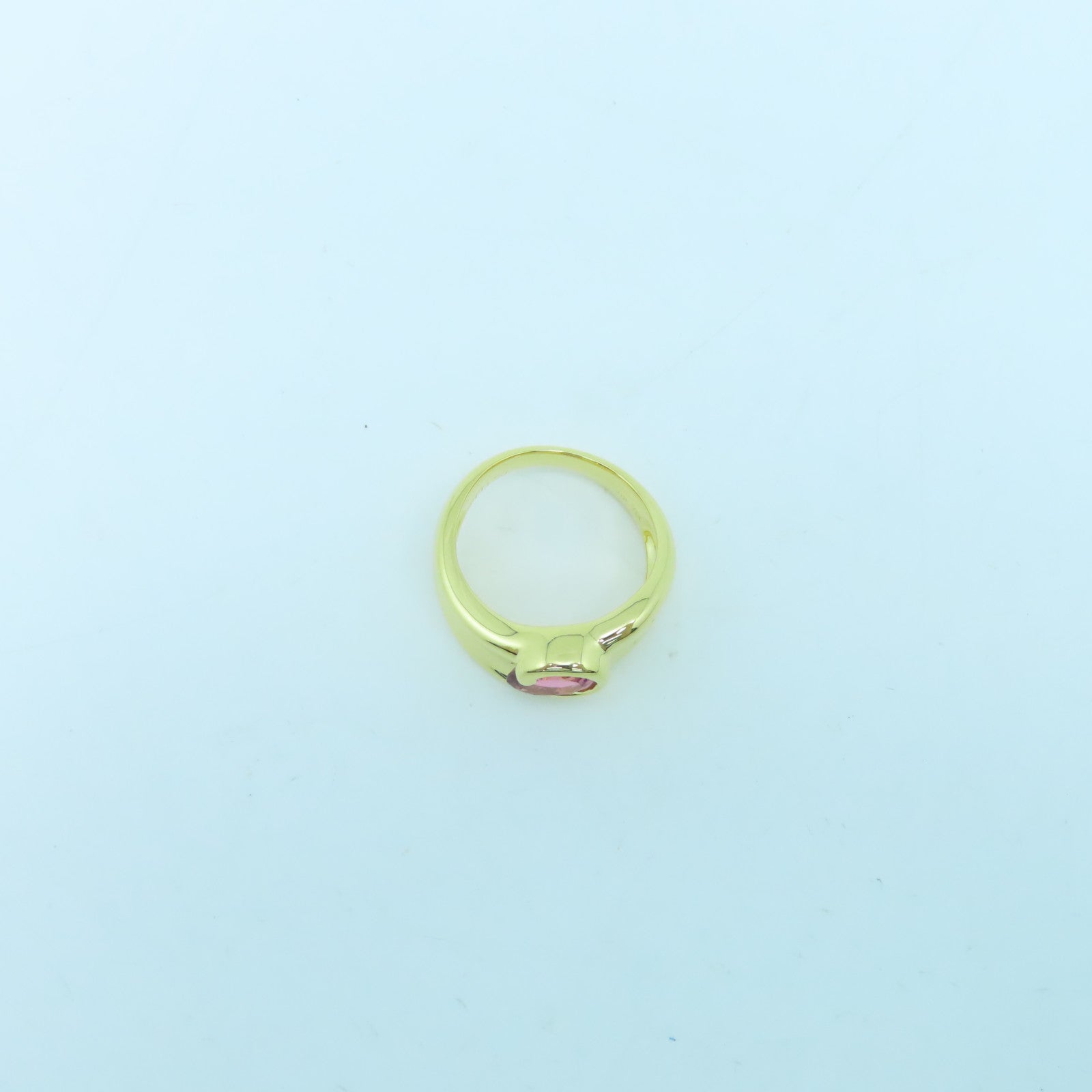 JEWELRY 18K Gold Color Stone 7.7g Ring US#6