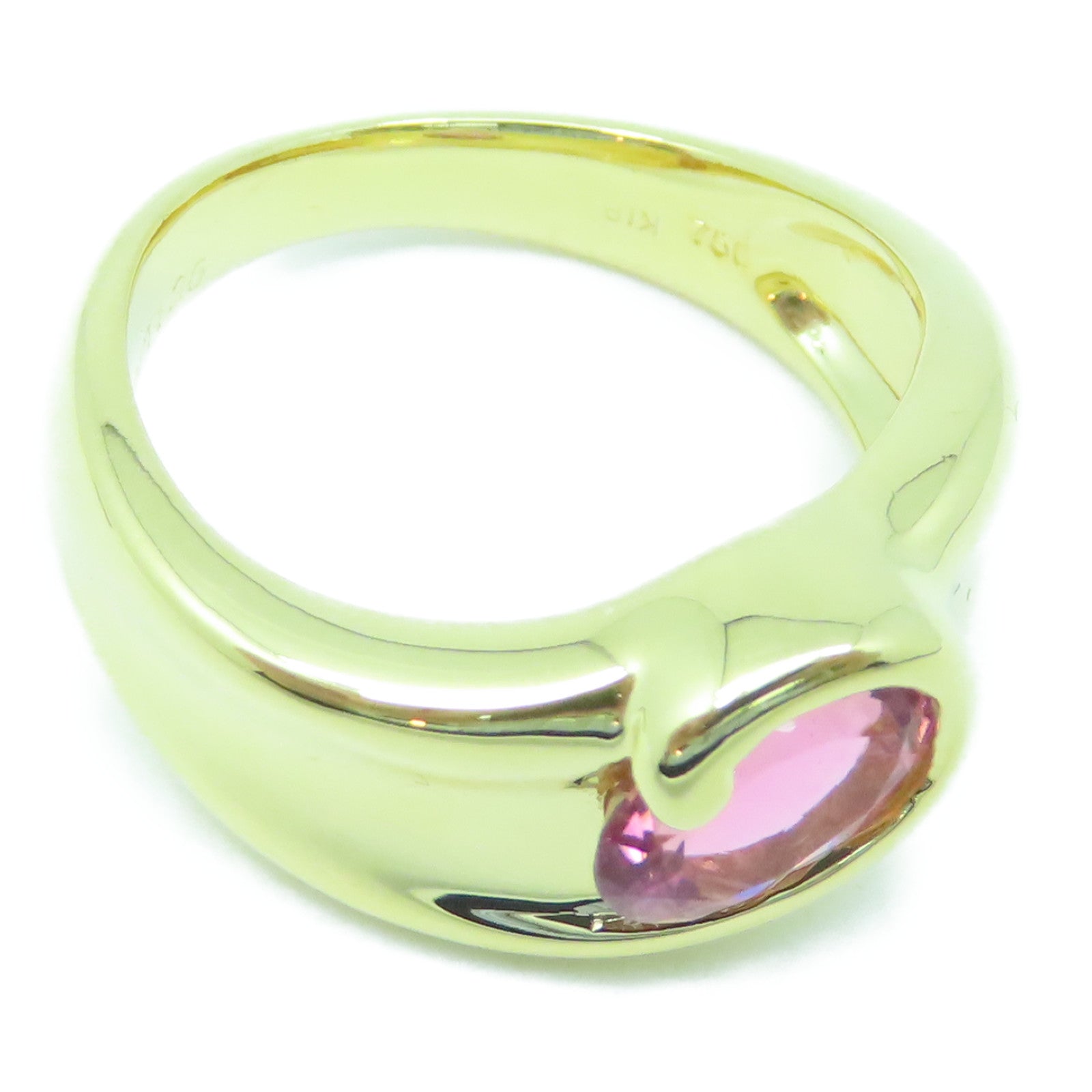 JEWELRY 18K Gold Color Stone 7.7g Ring US#6