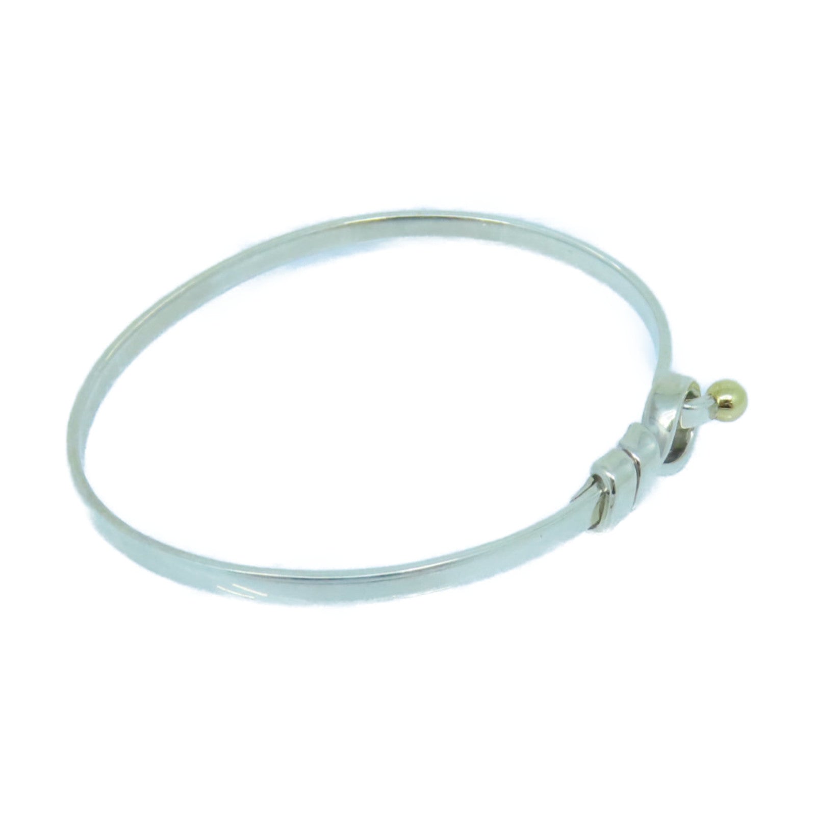 TIFFANY＆CO 925純銀/18K黃金Bangle手鐲銀色/金色