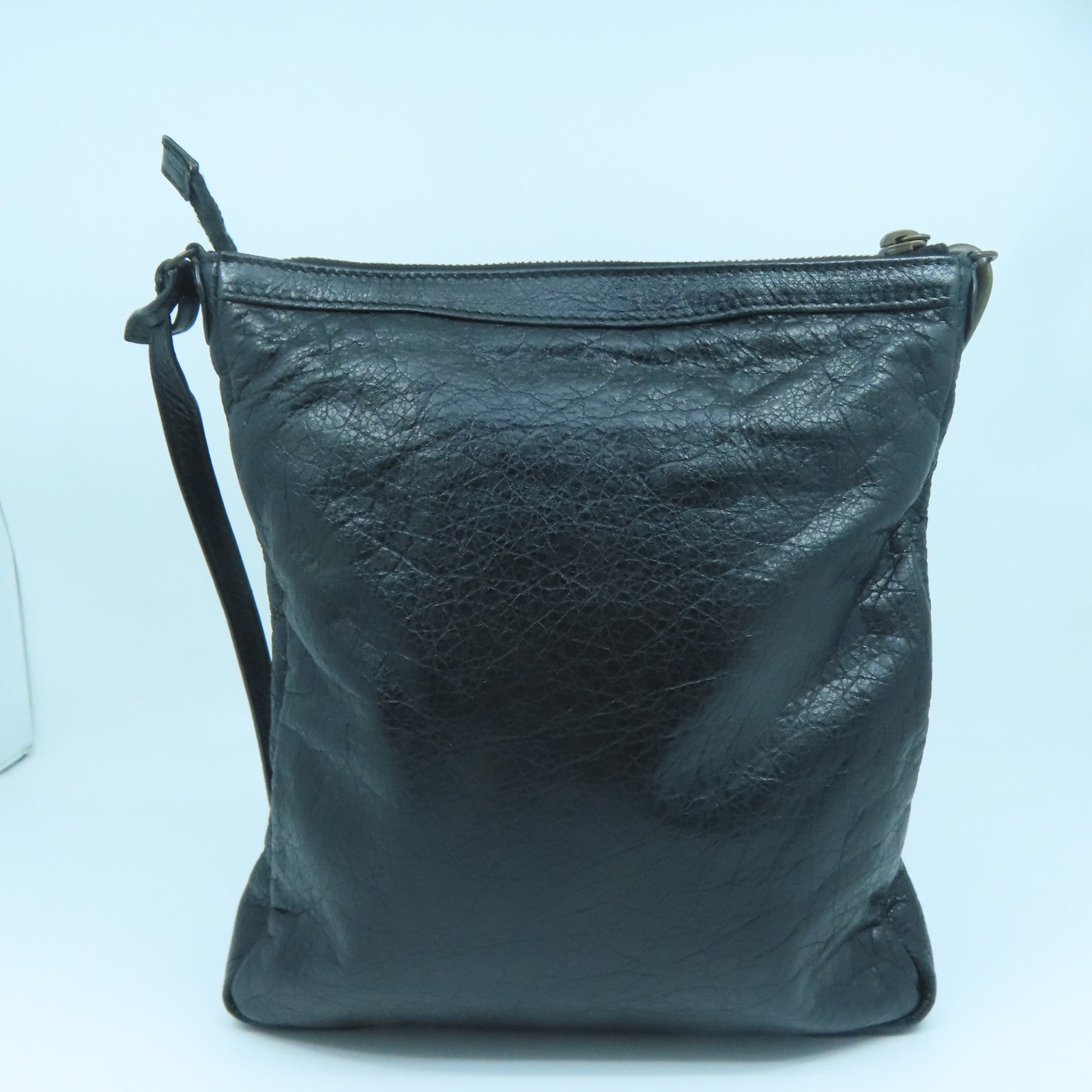 BALENCIAGA 羊皮皮革Shoulder Bag肩背袋黑色